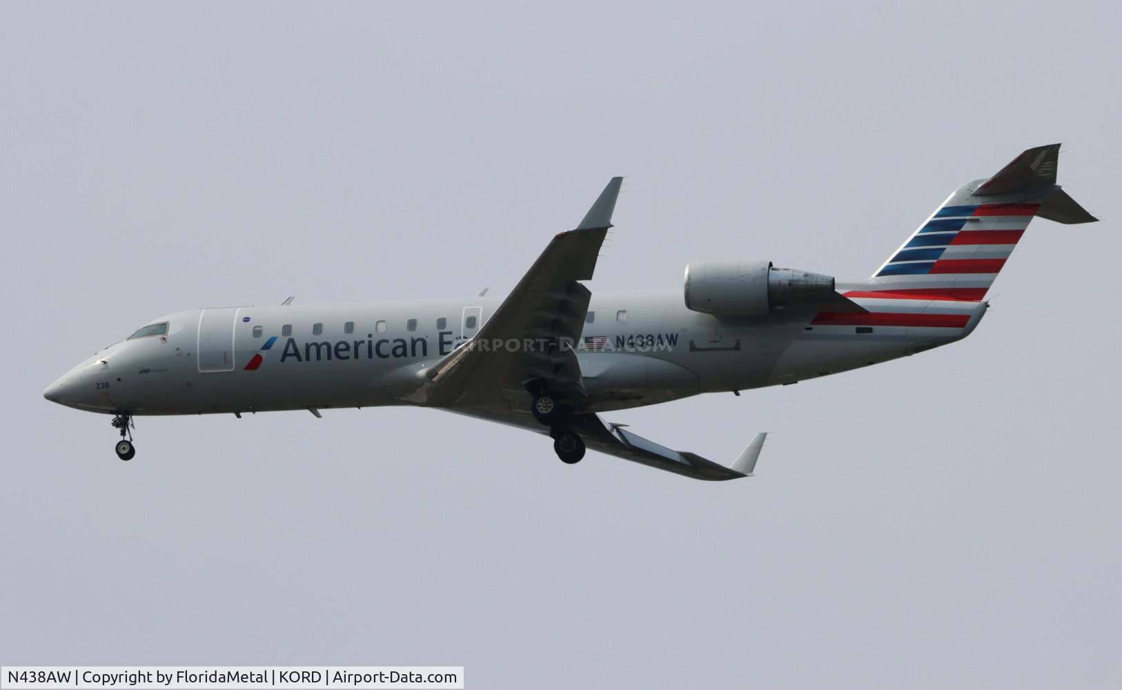 N438AW, 2003 Bombardier CRJ-200LR (CL-600-2B19) C/N 7748, AWI/AE CRJ2 zx spi-ord