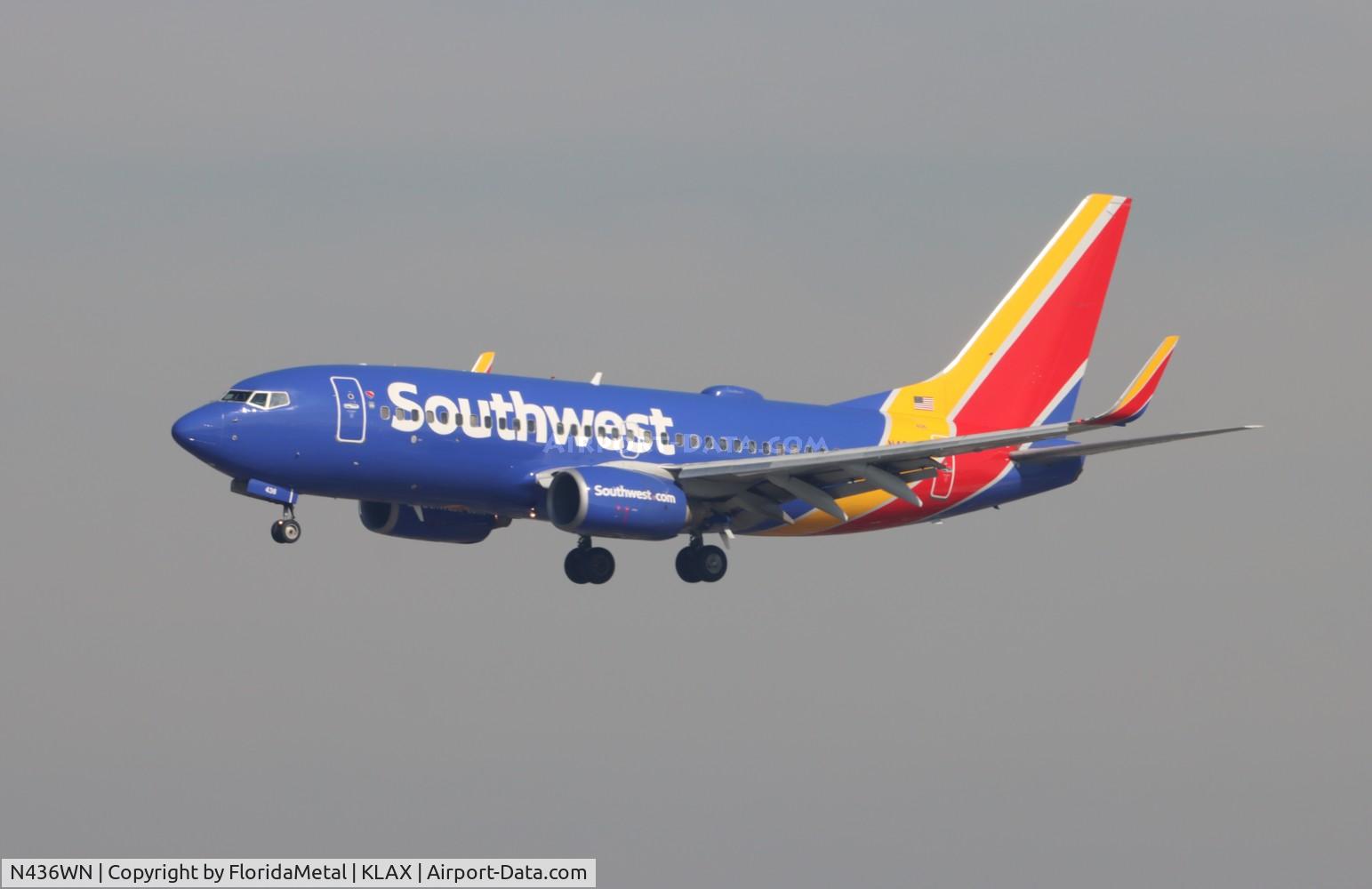 N436WN, 2003 Boeing 737-7H4 C/N 32456, SWA 737 zx sfo-lax