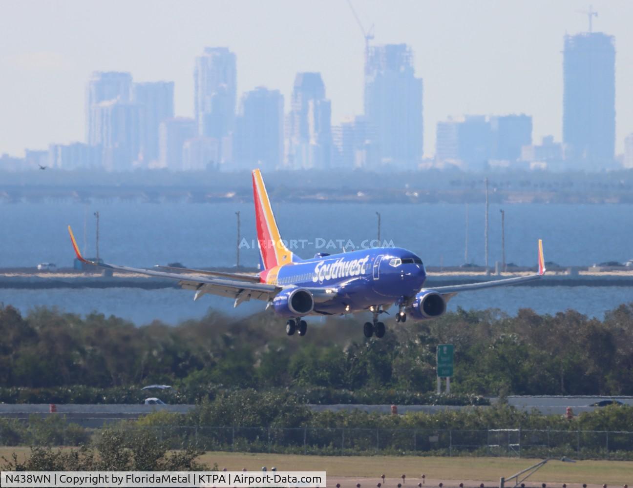 N438WN, 2003 Boeing 737-7H4 C/N 29833, SWA 737 zx hou-tpa