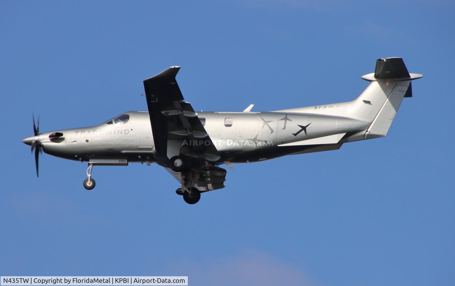 N435TW, 2023 Pilatus PC-12/47E C/N 2293, PC-12 zx mhh-pbi