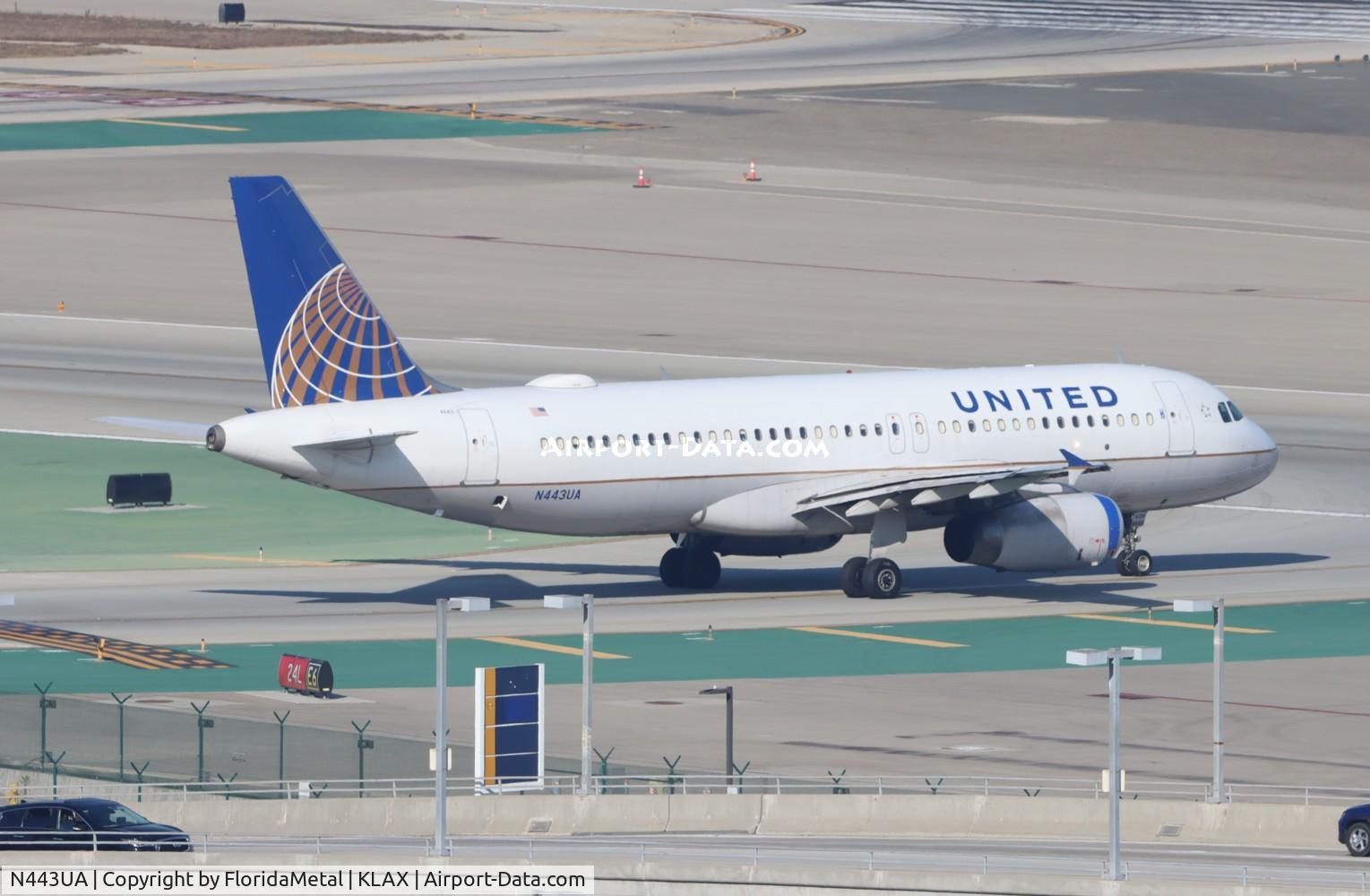 N443UA, 1998 Airbus A320-232 C/N 820, UAL A320 oc zx lax-yvr