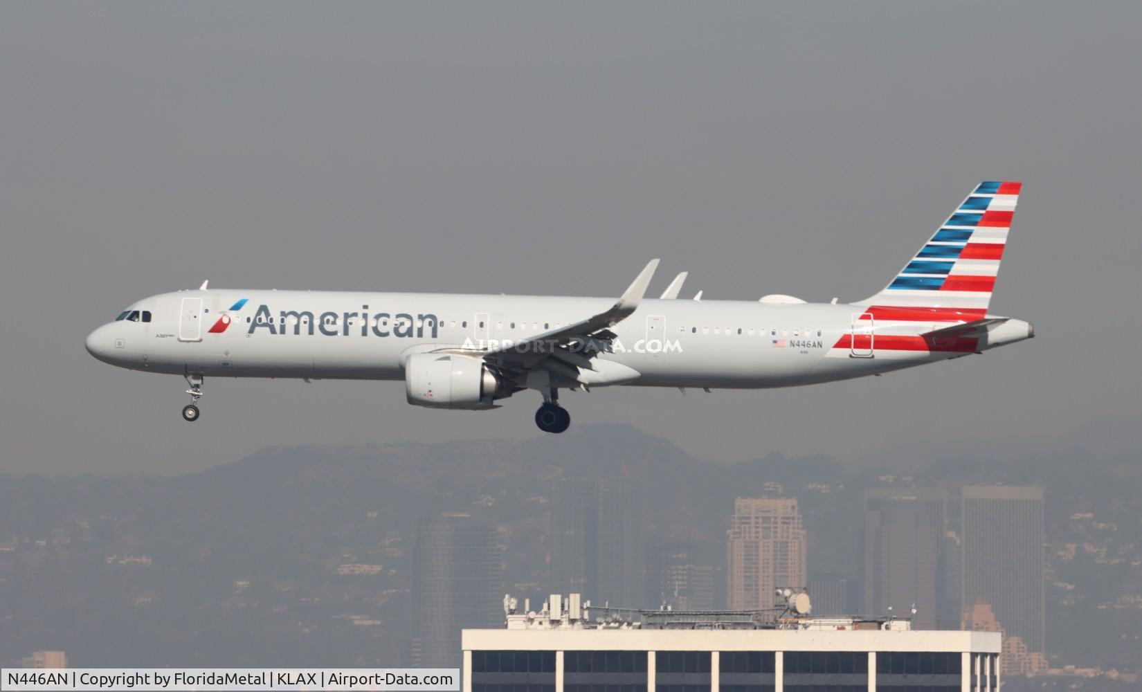 N446AN, 2022 Airbus A321-253NX C/N 10770, AAL A321N zx dfw-lax