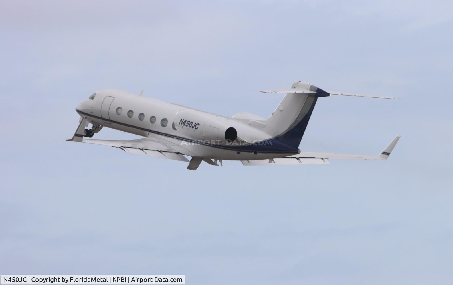 N450JC, 2012 Gulfstream Aerospace GIV-X (G450) C/N 4255, G450 zx pbi-teb