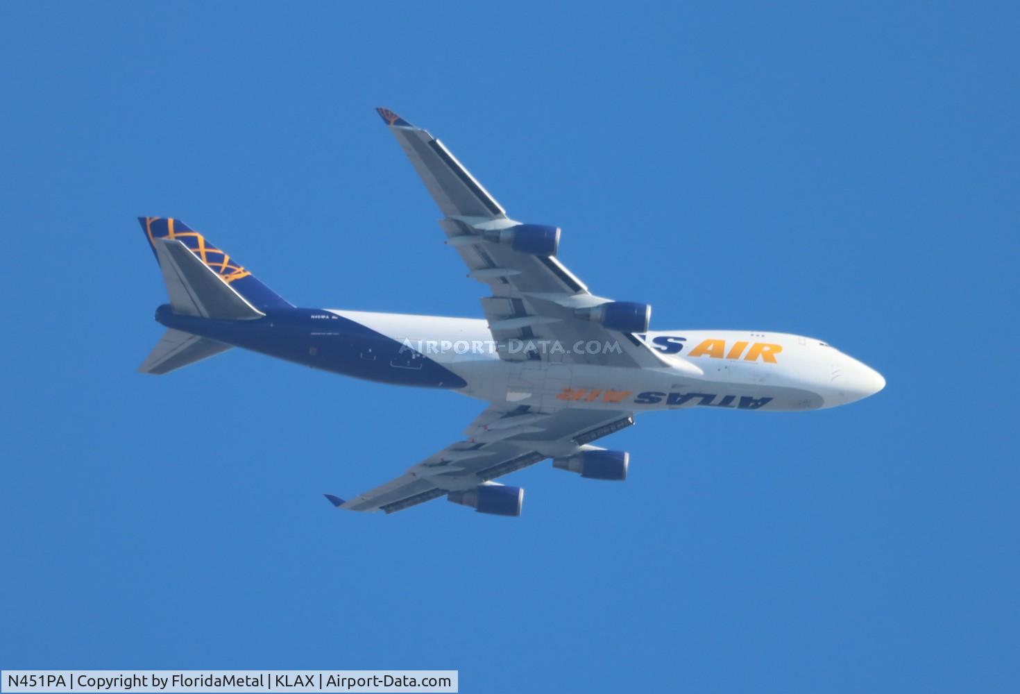 N451PA, 2000 Boeing 747-46NF C/N 30809, GTI 747-400F zx anc-lax