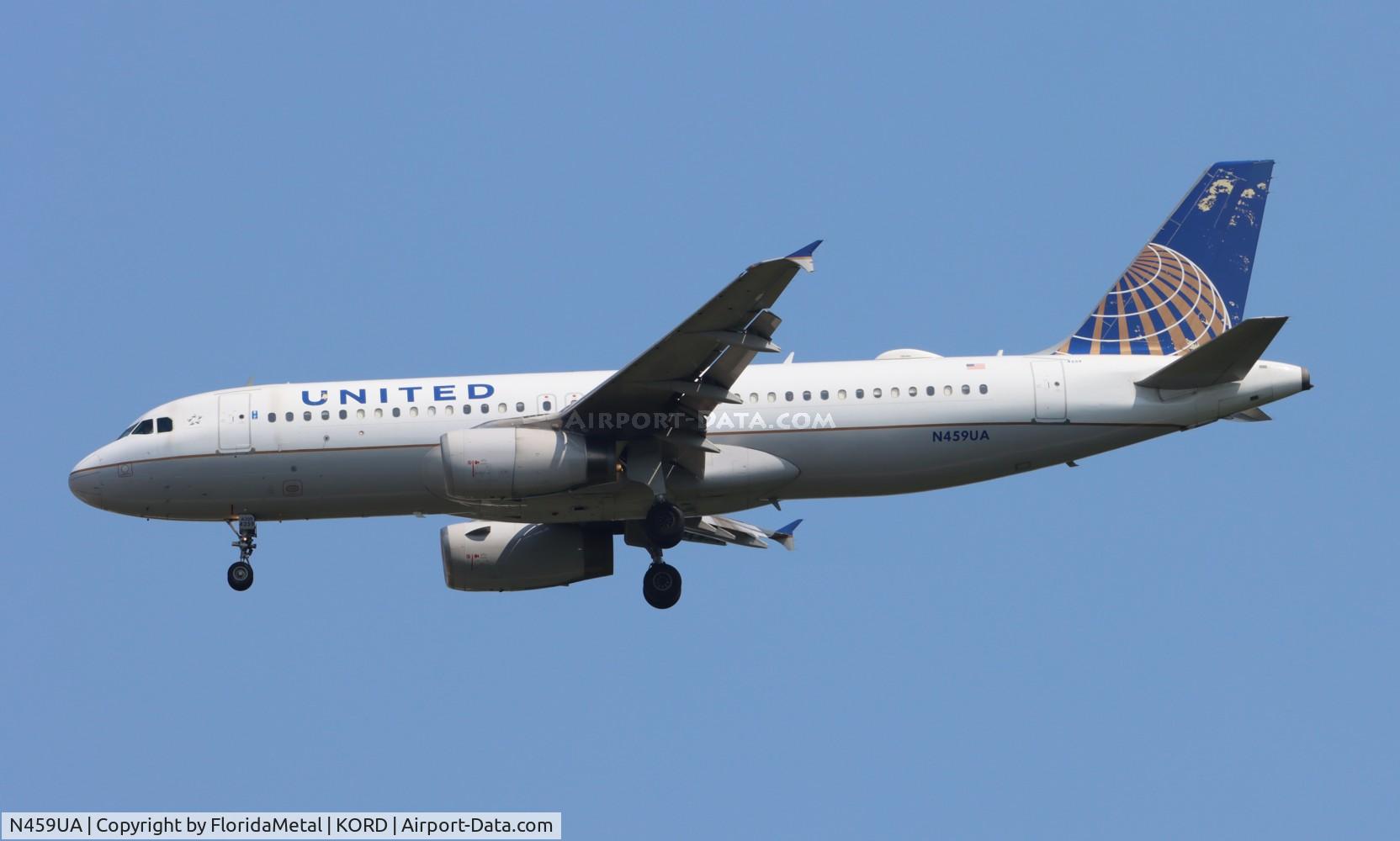N459UA, 2000 Airbus A320-232 C/N 1192, UAL A320 oc zx dca-ord
