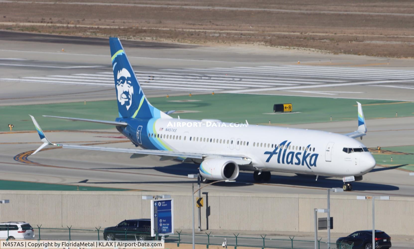 N457AS, 2014 Boeing 737-900/ER C/N 36355, ASA 739 zx lax-sfo