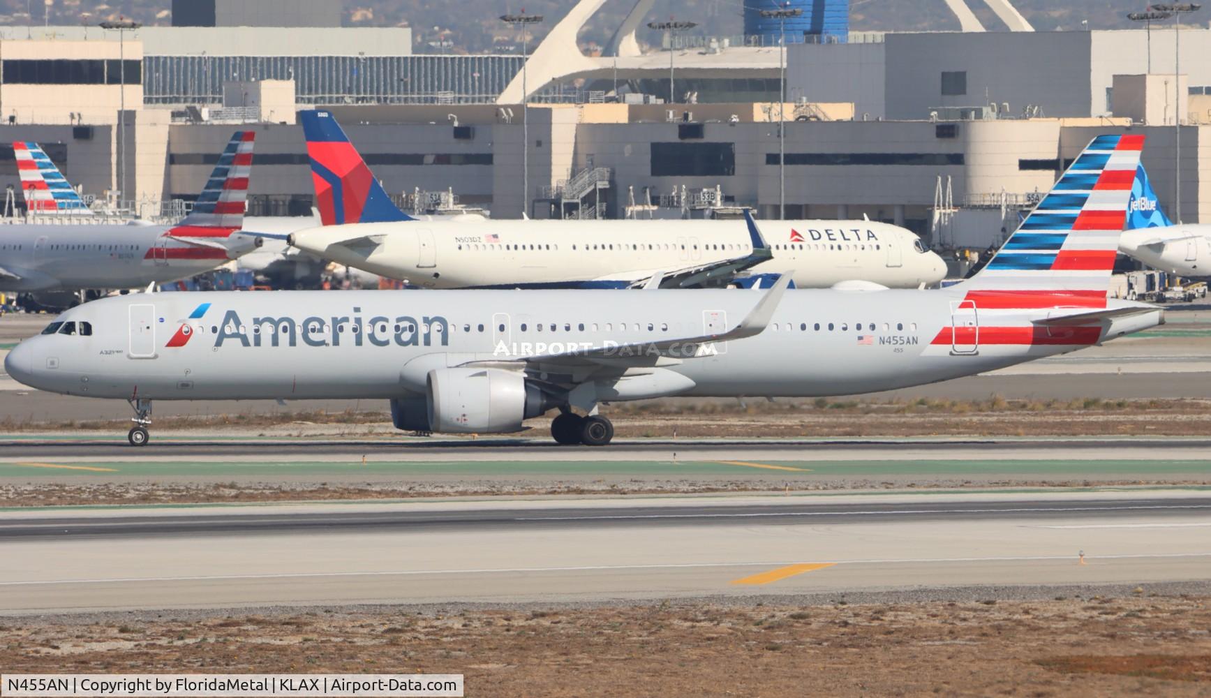 N455AN, 2022 Airbus A321-253NX C/N 10840, AAL A321N zx dca-lax