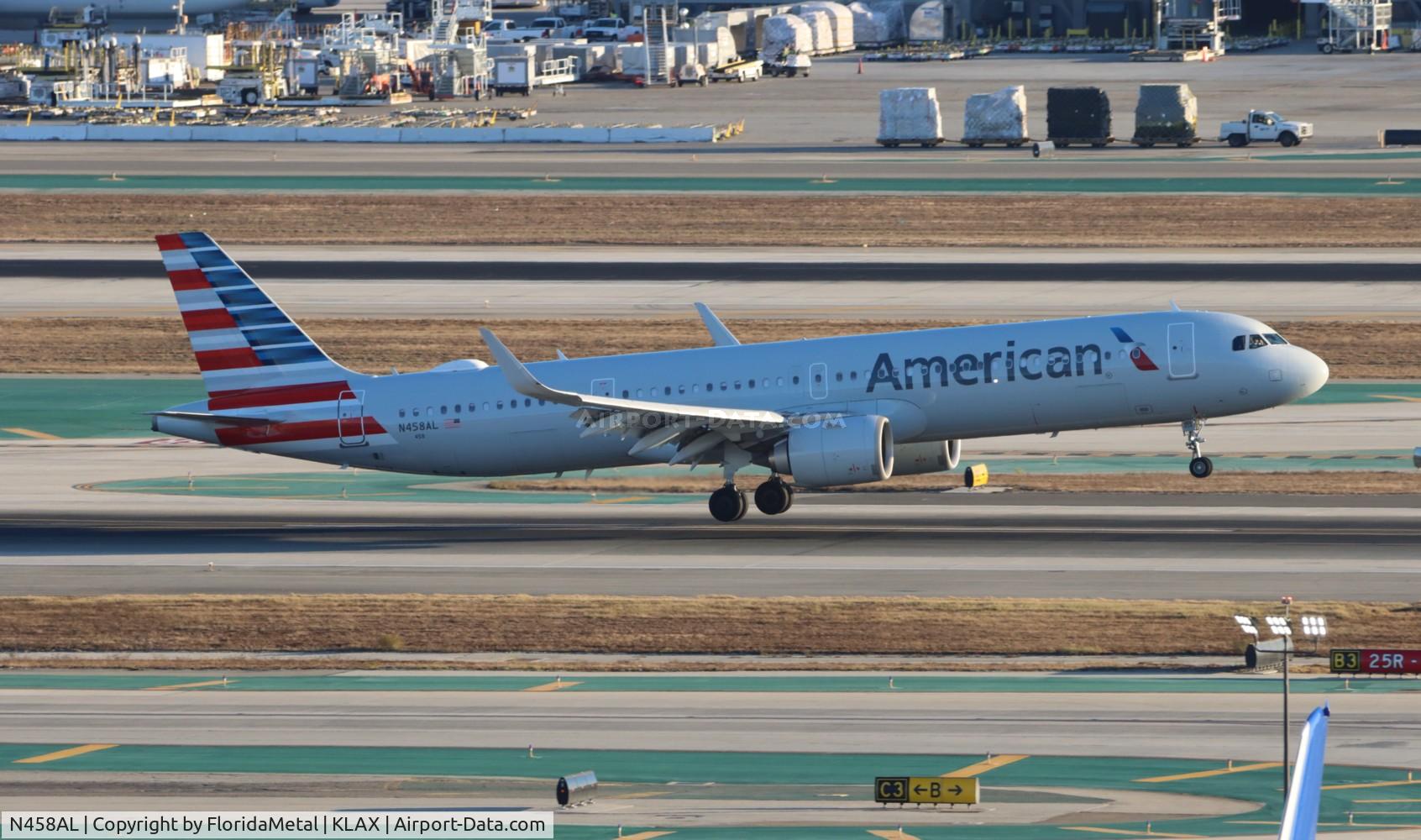 N458AL, 2022 Airbus A321-253NX C/N 10819, AAL A321N zx phl-lax