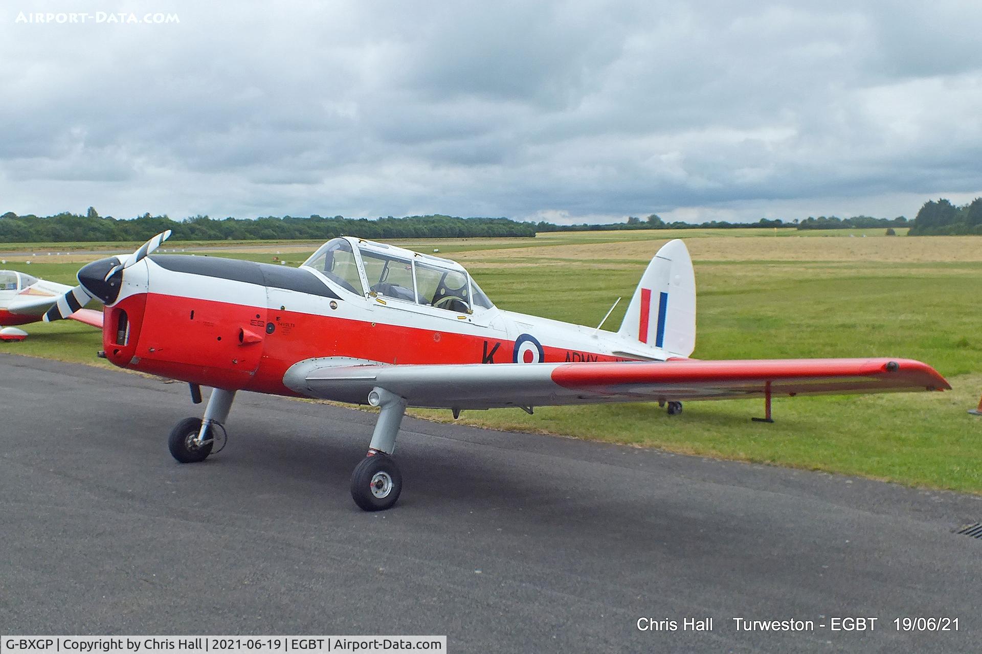 G-BXGP, 1953 De Havilland DHC-1 Chipmunk T.10 C/N C1/0927, Turweston, Air Britain fly in