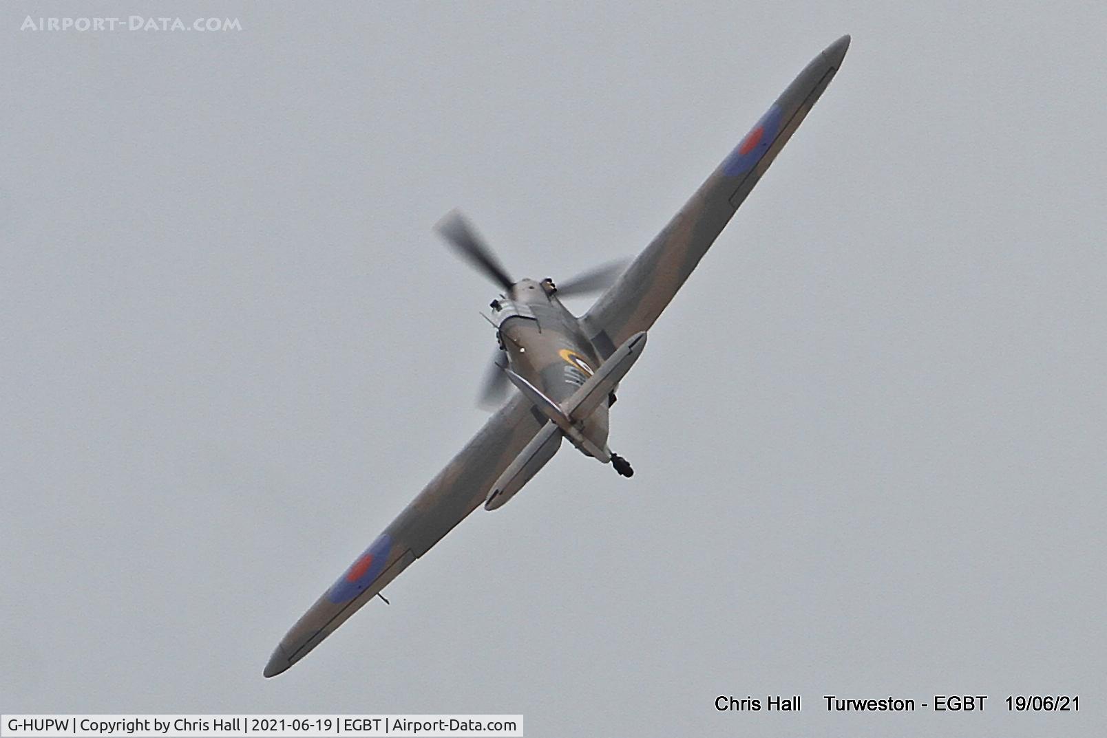 G-HUPW, 1940 Hawker Hurricane I C/N G592301, Turweston, Air Britain fly in