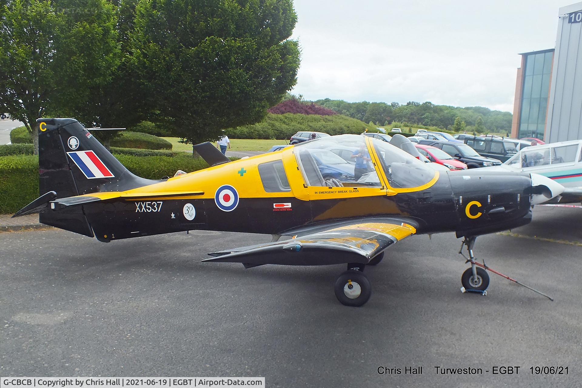 G-CBCB, 1973 Scottish Aviation Bulldog T.1 C/N BH.120/223, Turweston, Air Britain fly in