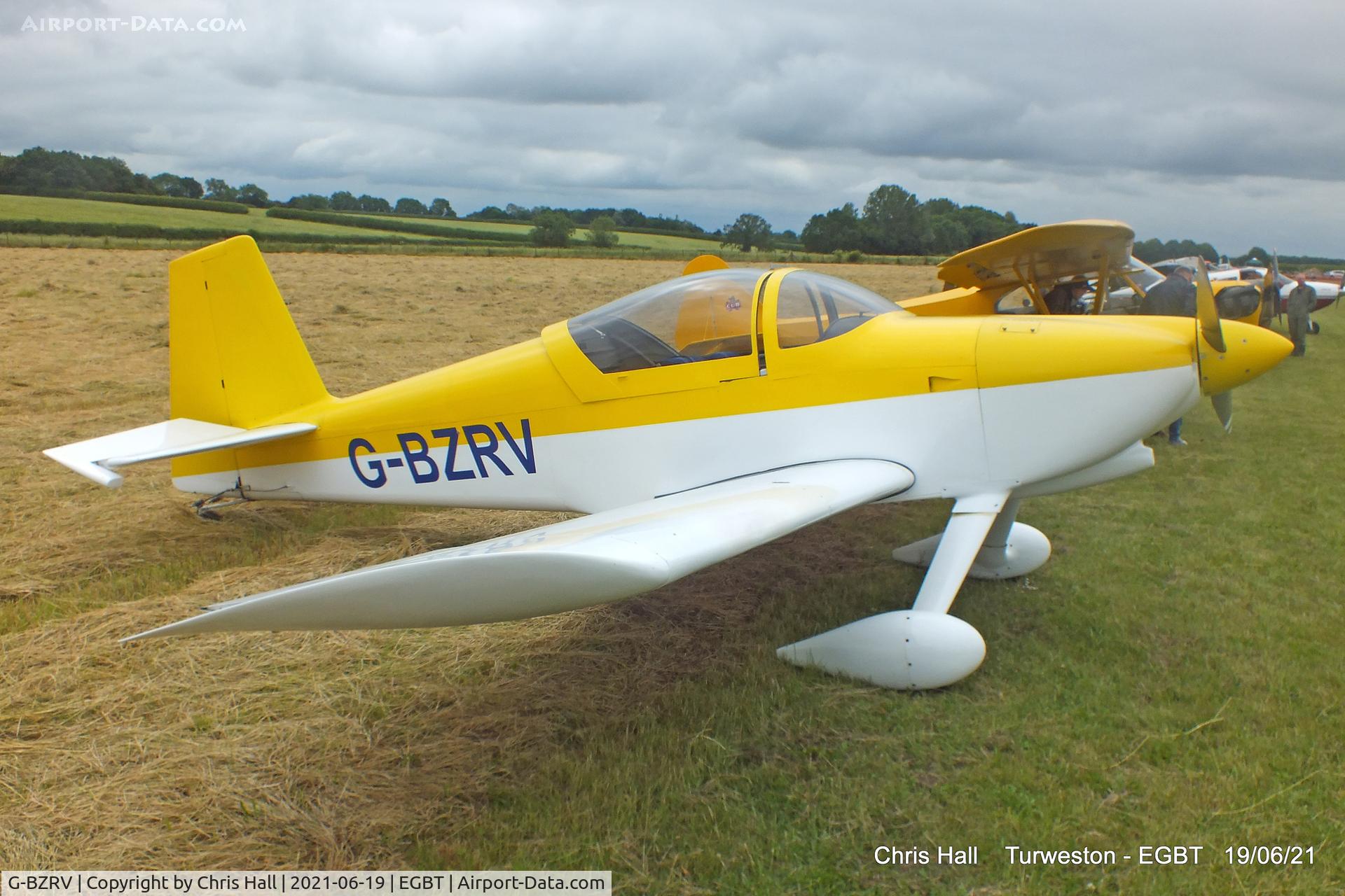 G-BZRV, 2002 Vans RV-6 C/N PFA 181A-13573, Turweston, Air Britain fly in