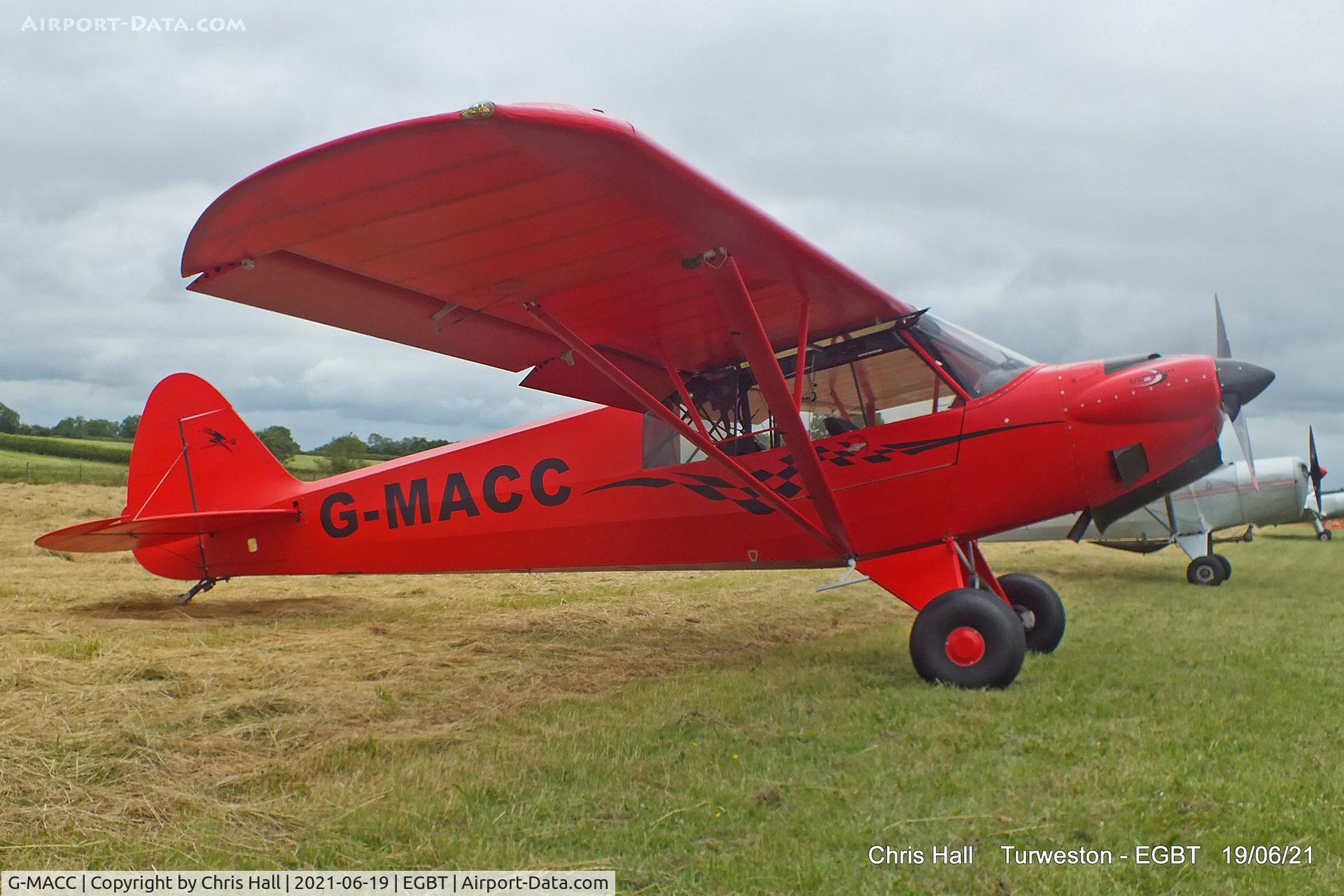 G-MACC, 2018 Cub Crafters Carbon Cub EX2 C/N CCK-1865-1016, Turweston, Air Britain fly in