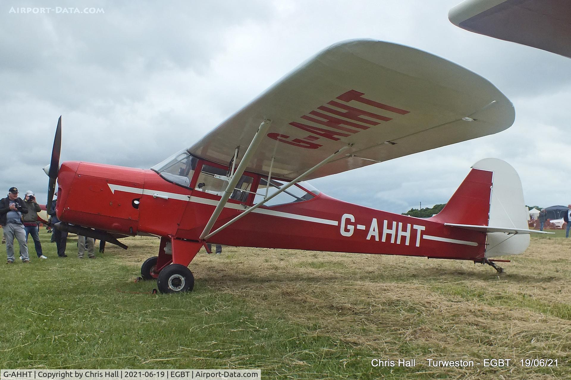 G-AHHT, 1946 Auster J-1N Alpha C/N 2022, Turweston, Air Britain fly in