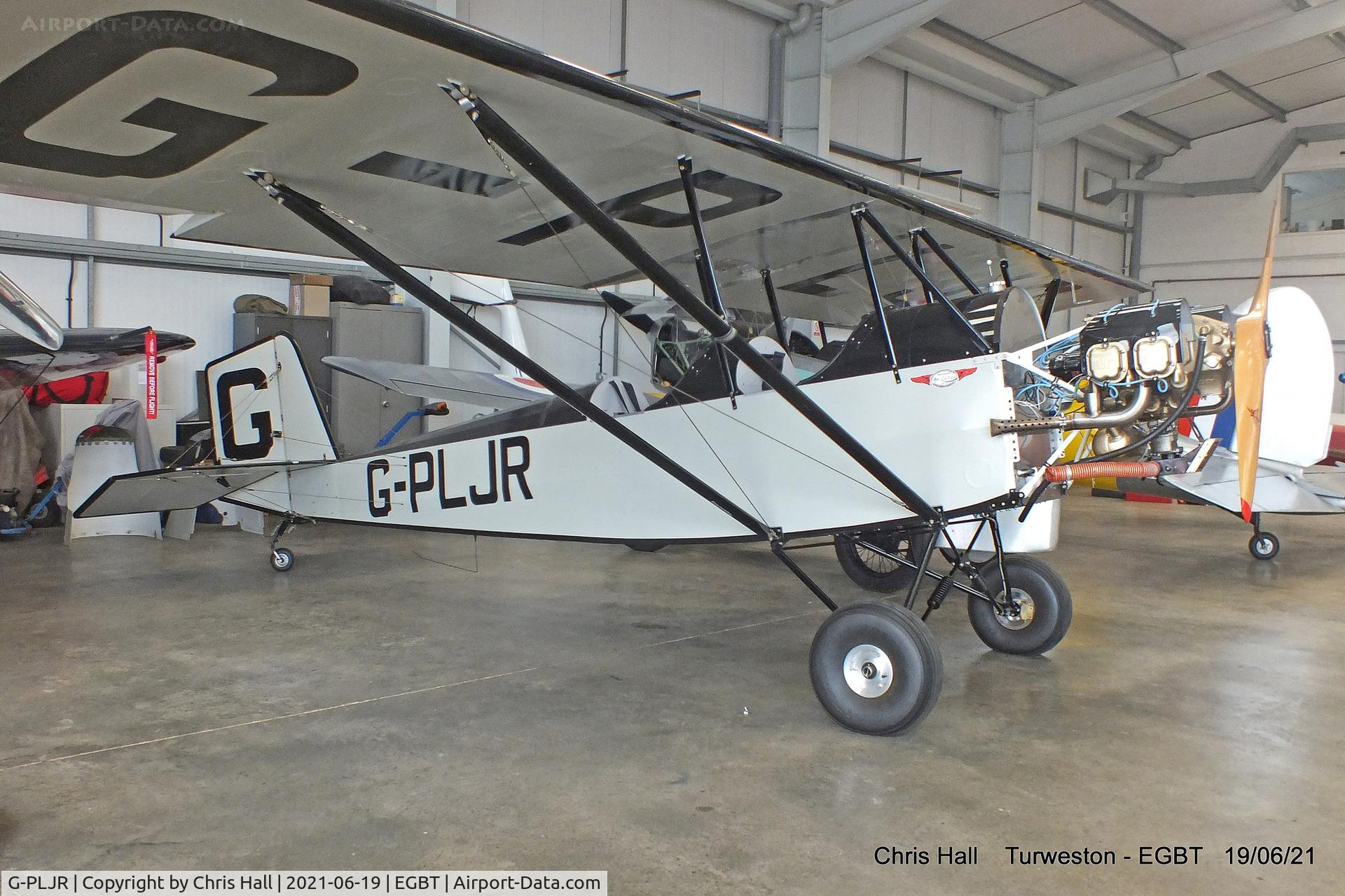 G-PLJR, 2015 Pietenpol Air Camper C/N PFA 047-13426, Turweston, Air Britain fly in