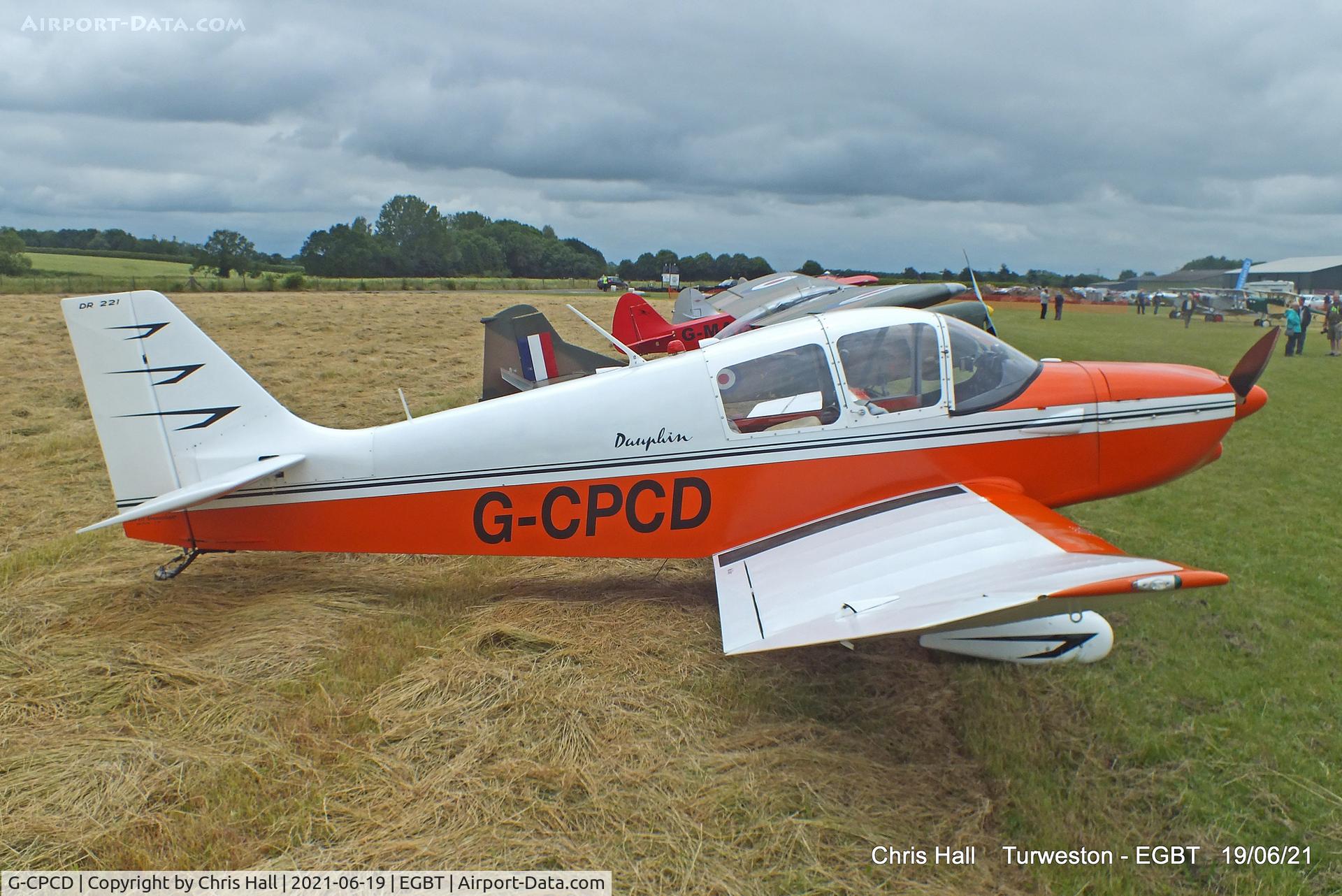 G-CPCD, 1968 CEA Jodel DR-221 Dauphin C/N 81, Turweston, Air Britain fly in