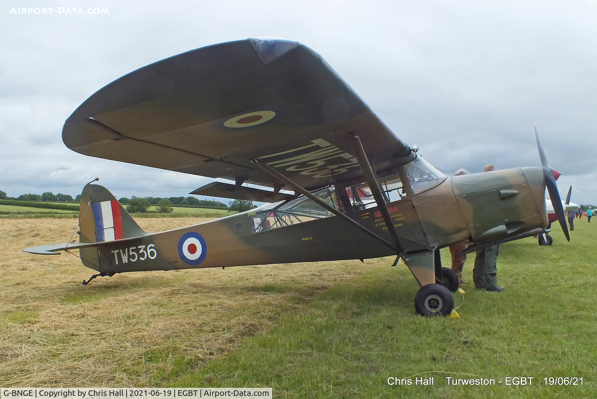 G-BNGE, 1946 Auster AOP.6 C/N 1925, Turweston, Air Britain fly in