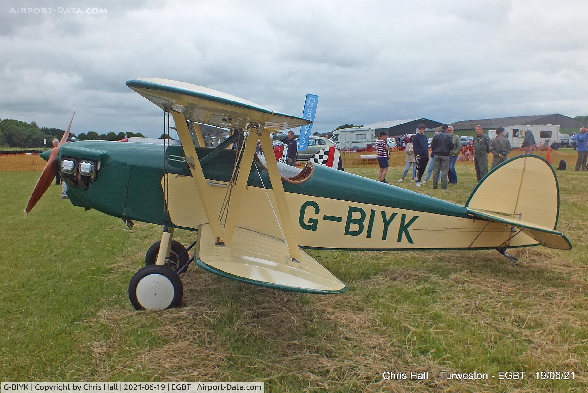 G-BIYK, 1984 Isaacs Fury II C/N PFA 011-10418, Turweston, Air Britain fly in
