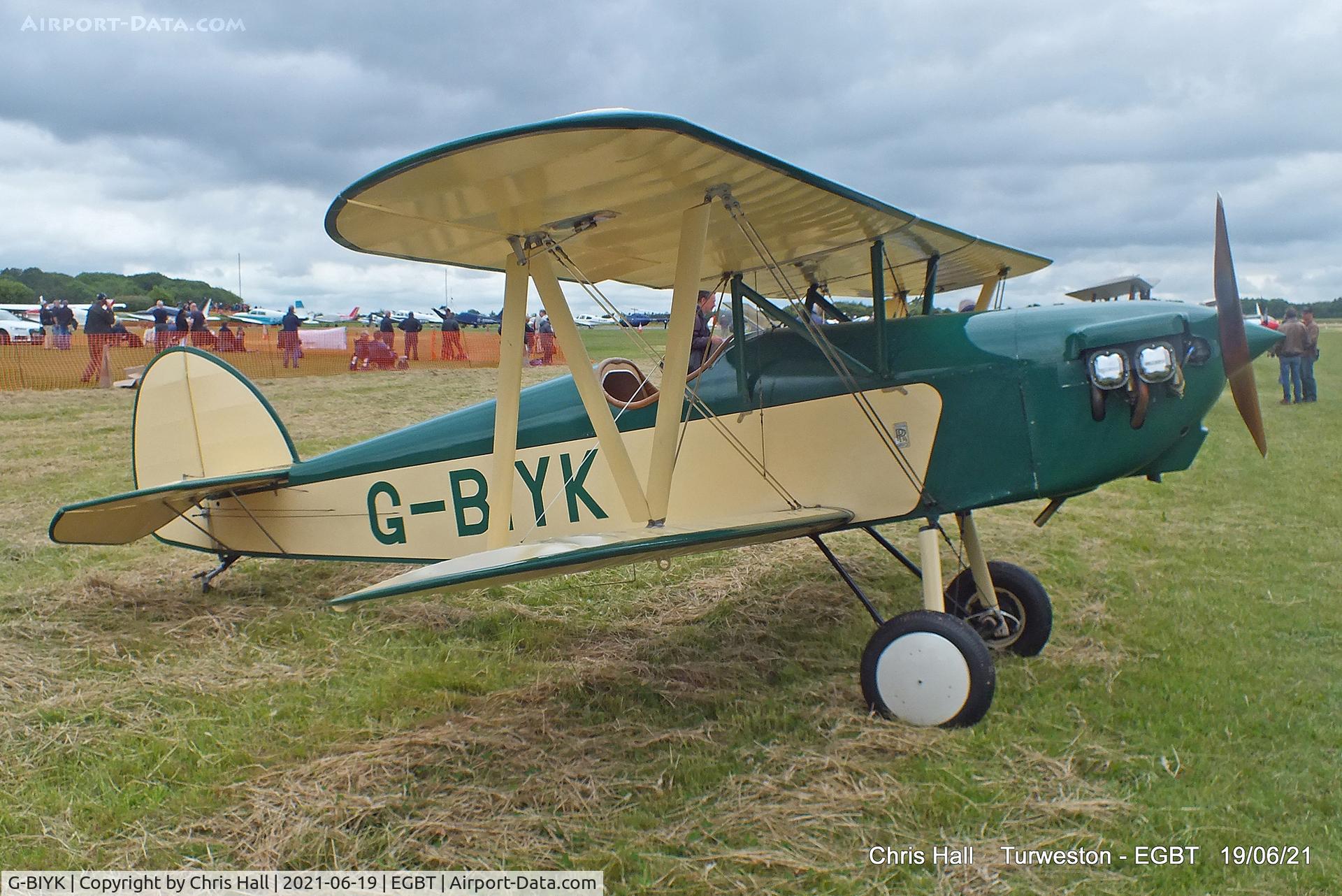 G-BIYK, 1984 Isaacs Fury II C/N PFA 011-10418, Turweston, Air Britain fly in
