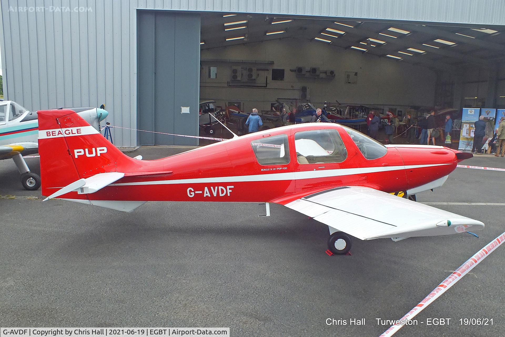 G-AVDF, 1967 Beagle B-121 Pup Series 1 (Pup 100) C/N B121-001, Turweston, Air Britain fly in
