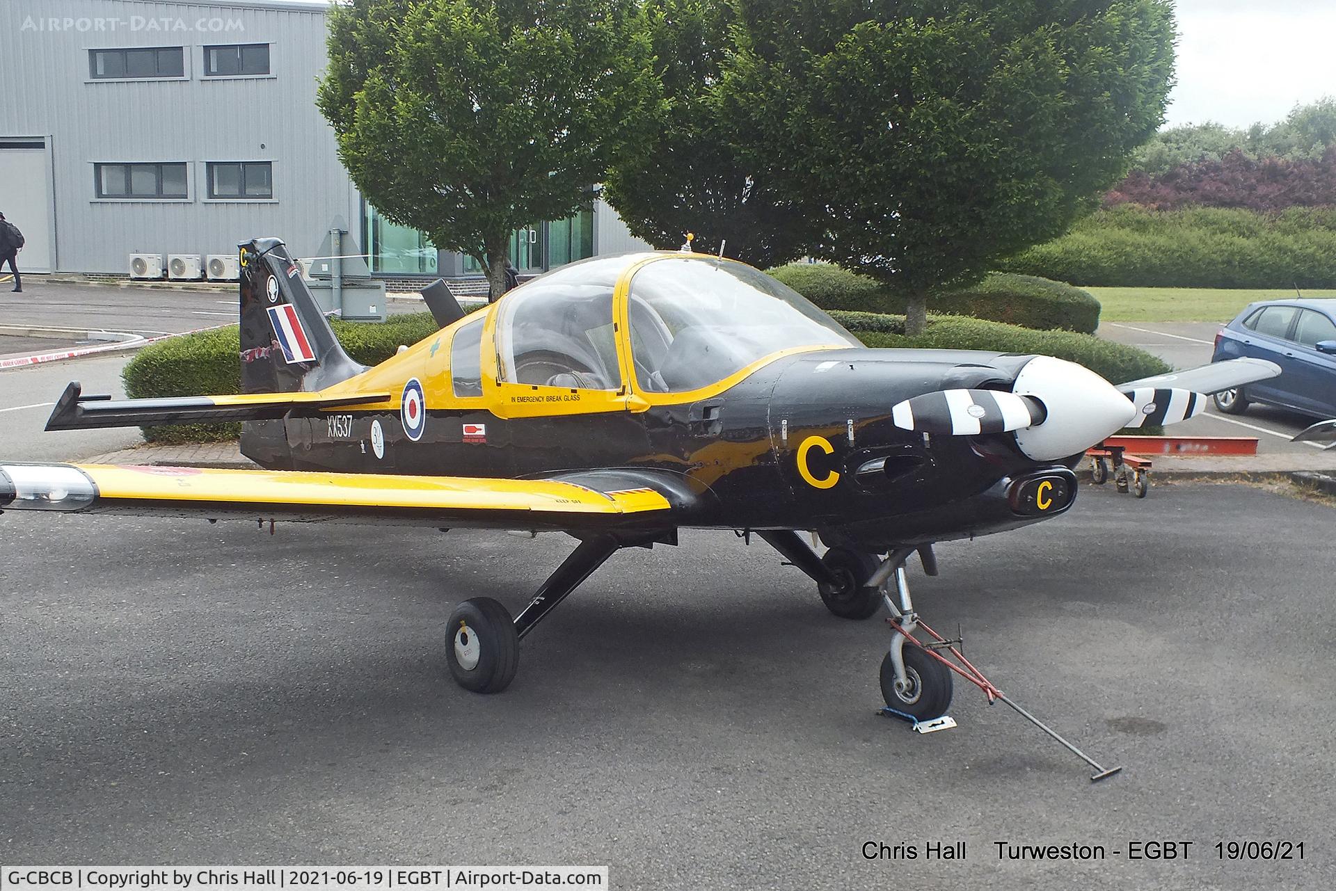 G-CBCB, 1973 Scottish Aviation Bulldog T.1 C/N BH.120/223, Turweston, Air Britain fly in