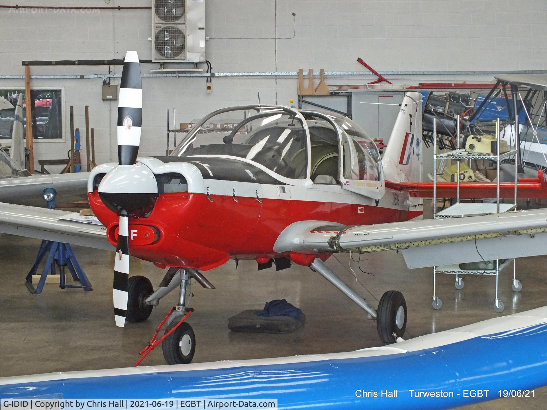 G-IDID, 1975 Scottish Aviation Bulldog T.1 C/N BH120/348, Turweston, Air Britain fly in