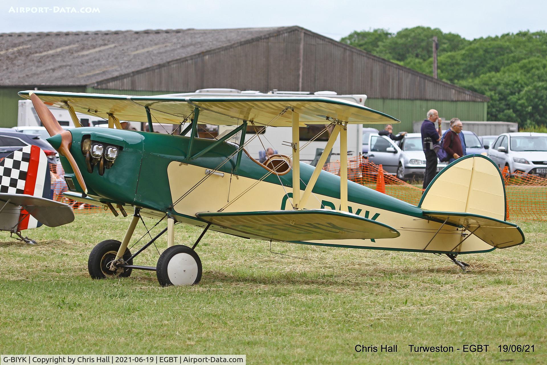 G-BIYK, 1984 Isaacs Fury II C/N PFA 011-10418, Turweston, Air Britain fly in