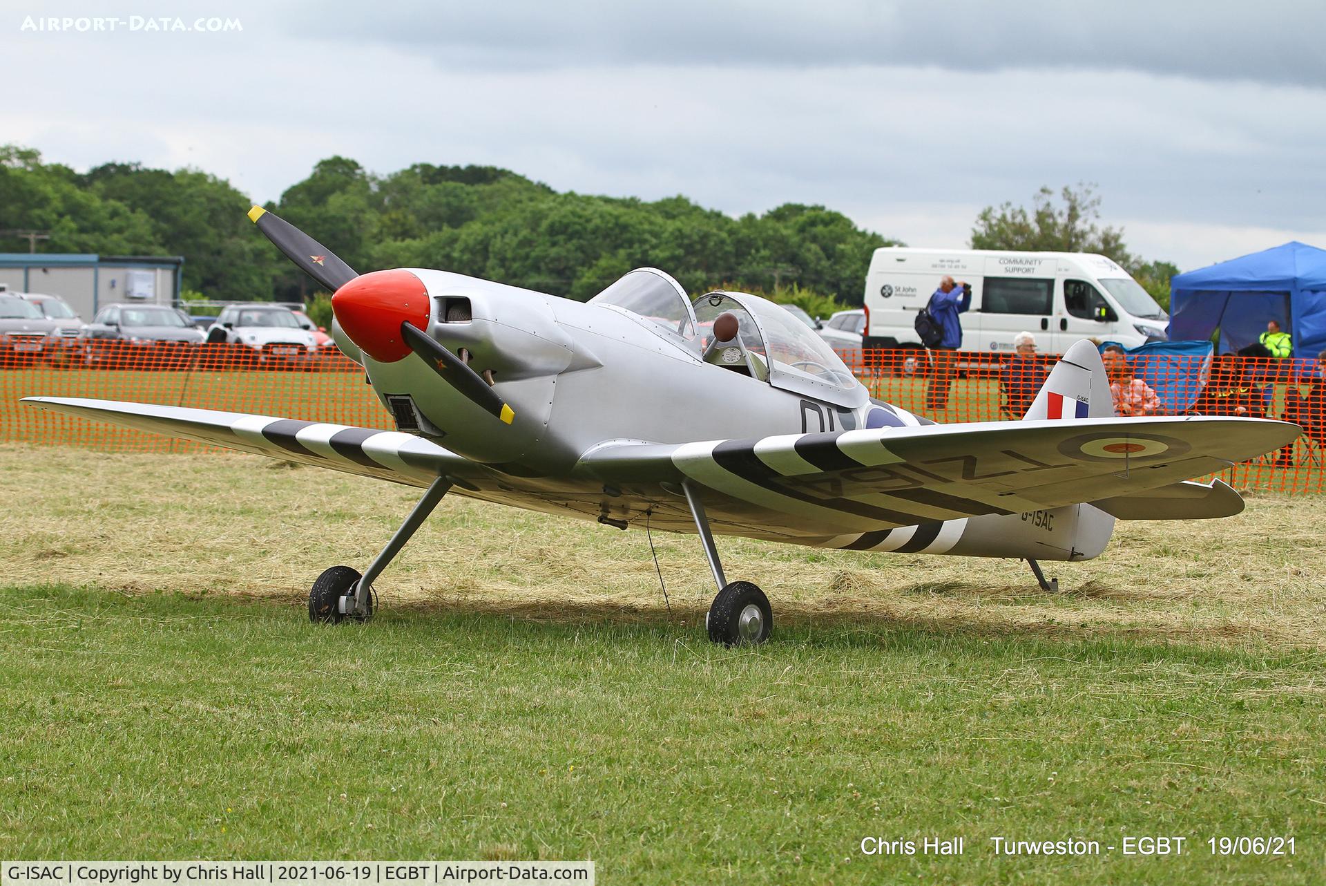 G-ISAC, 2015 Isaacs Spitfire C/N LAA 027-15134, Turweston, Air Britain fly in