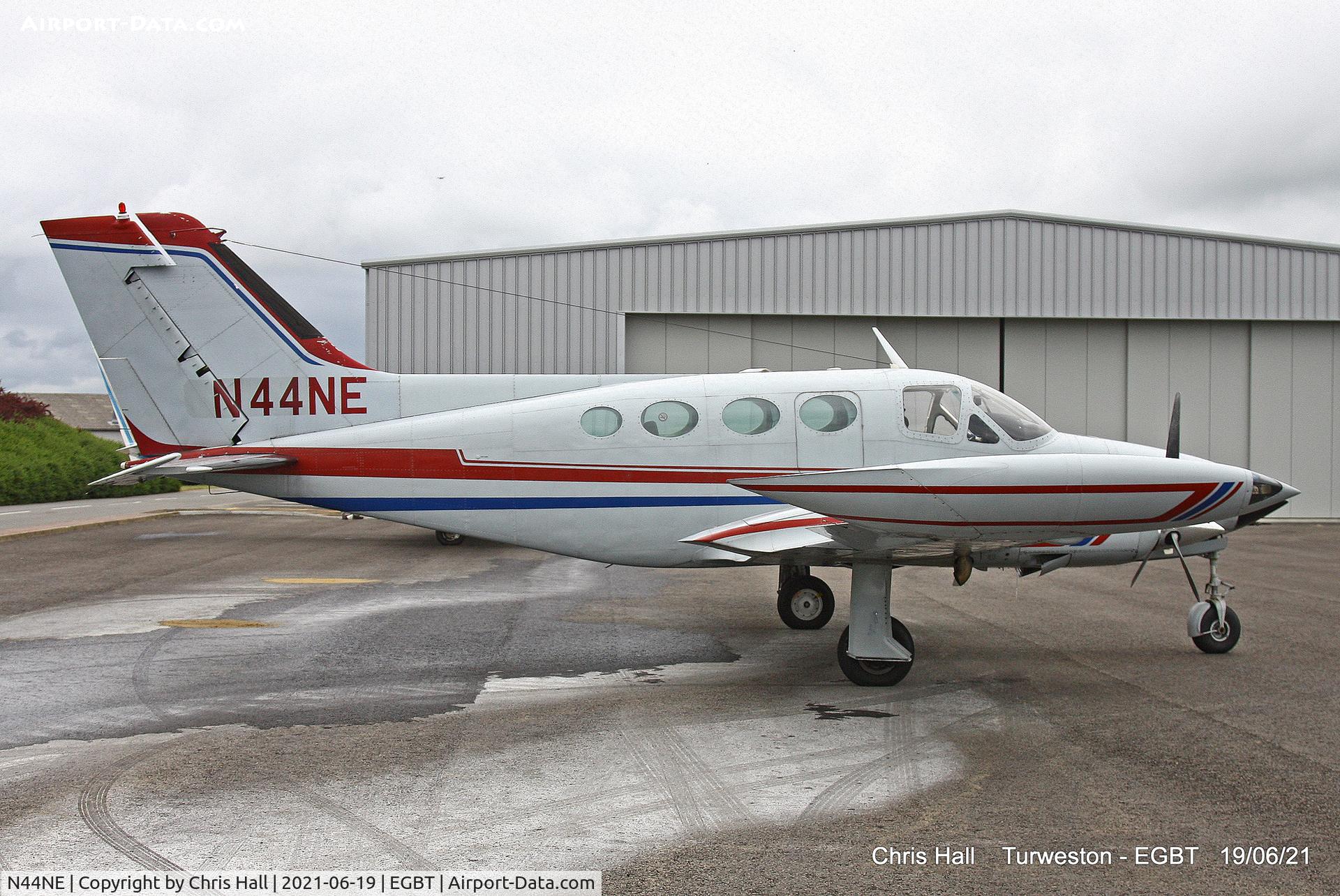 N44NE, 1970 Cessna 414 Chancellor Chancellor C/N 414-0070, Turweston, Air Britain fly in