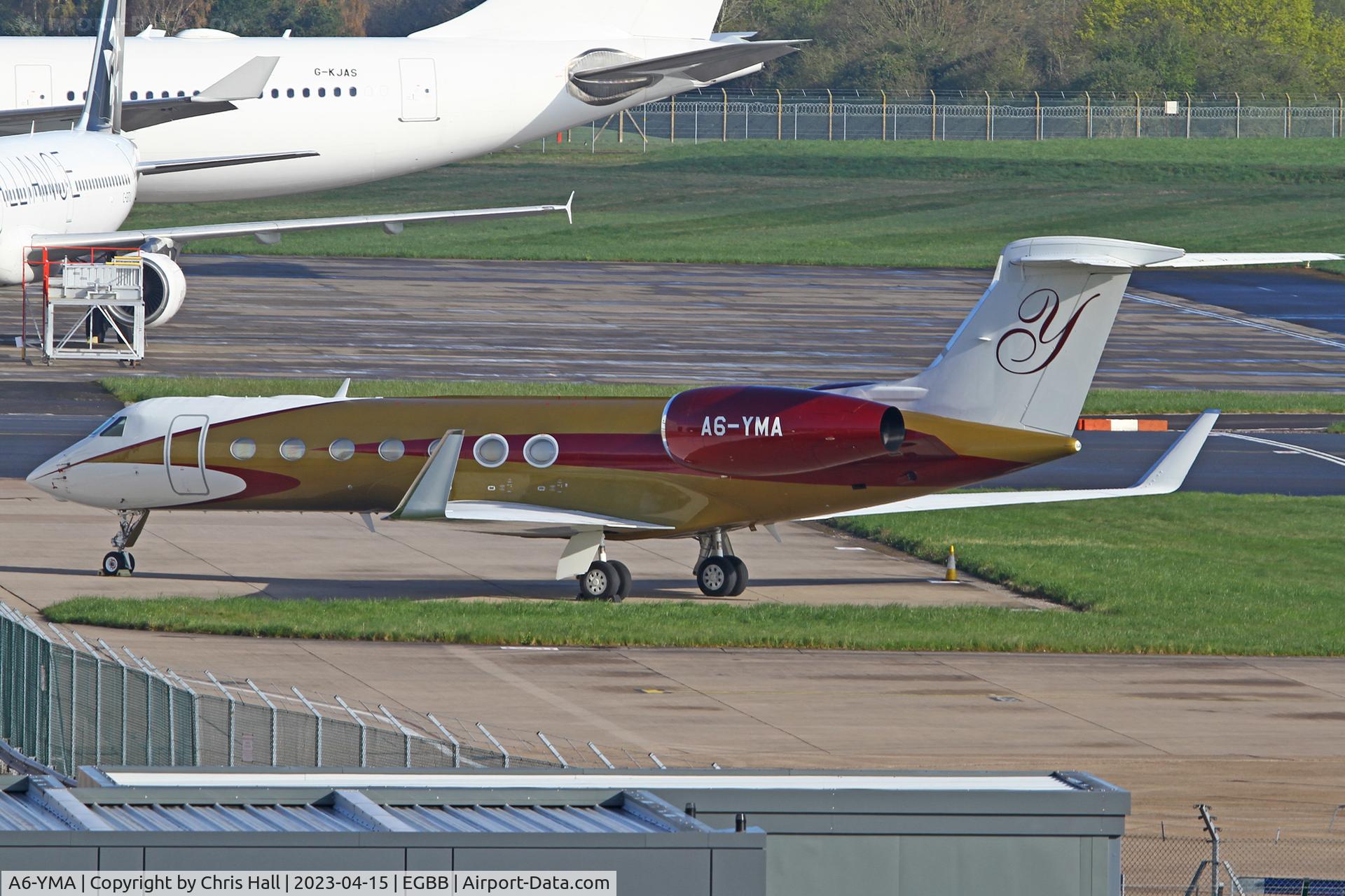 A6-YMA, 2016 Gulfstream Aerospace G550 C/N 5536, Birmingham