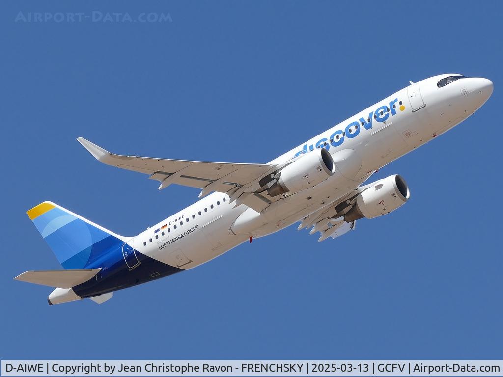 D-AIWE, 2018 Airbus A320-214 C/N 8680, Fuerteventura (FUE)	Munich (MUC)	4Y325
