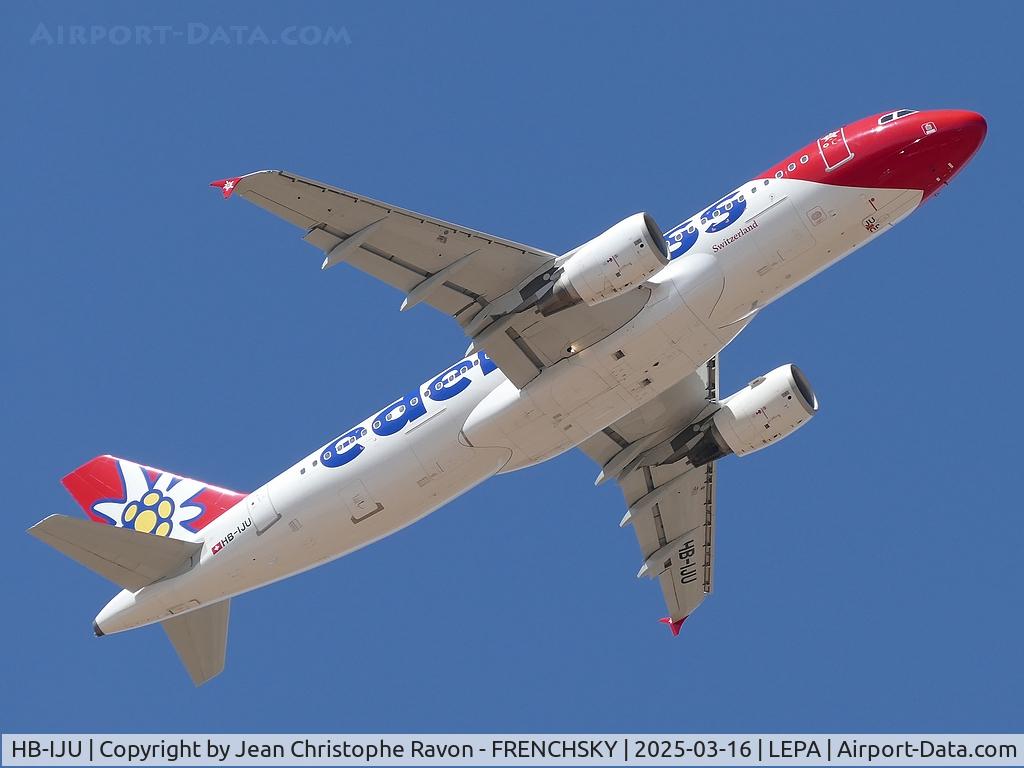HB-IJU, 2003 Airbus A320-214 C/N 1951, Palma de Mallorca (PMI)	Zurich (ZRH)	WK245