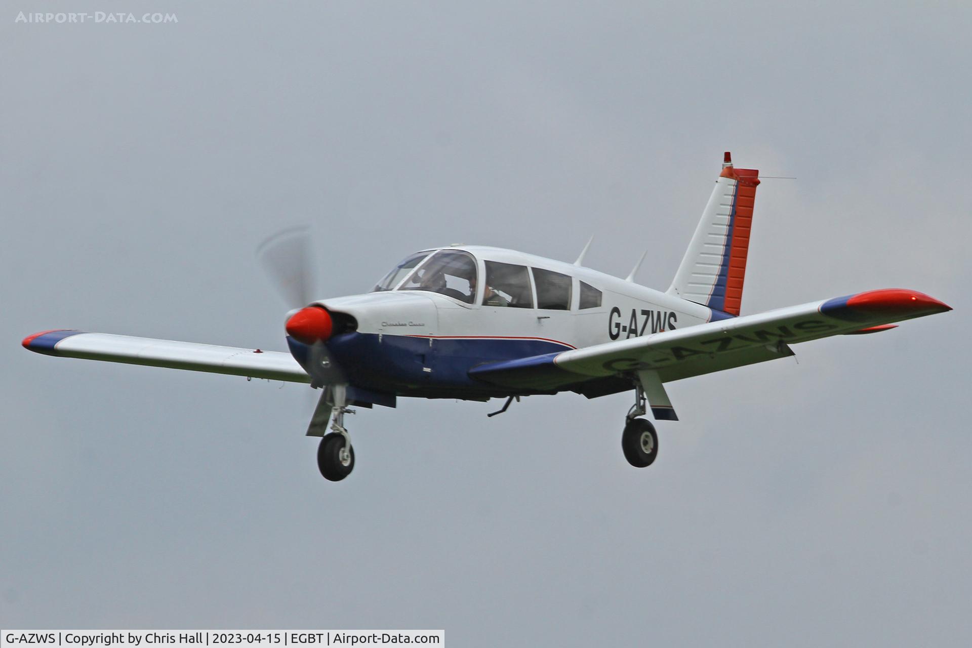 G-AZWS, 1969 Piper PA-28R-180 Cherokee Arrow C/N 28R-30749, Turweston