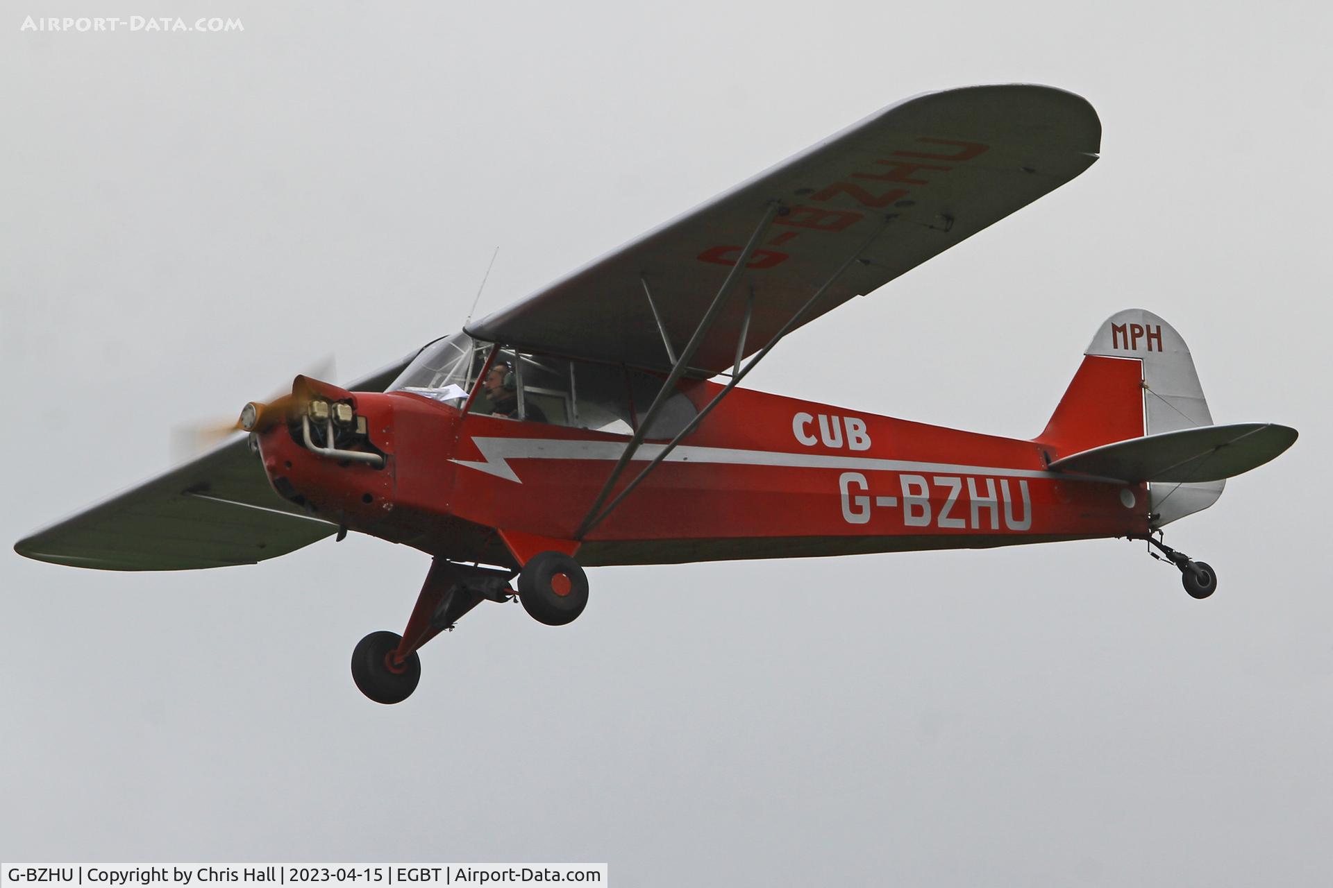 G-BZHU, 1982 Wag-Aero Sport Trainer C/N AACA/351, Turweston