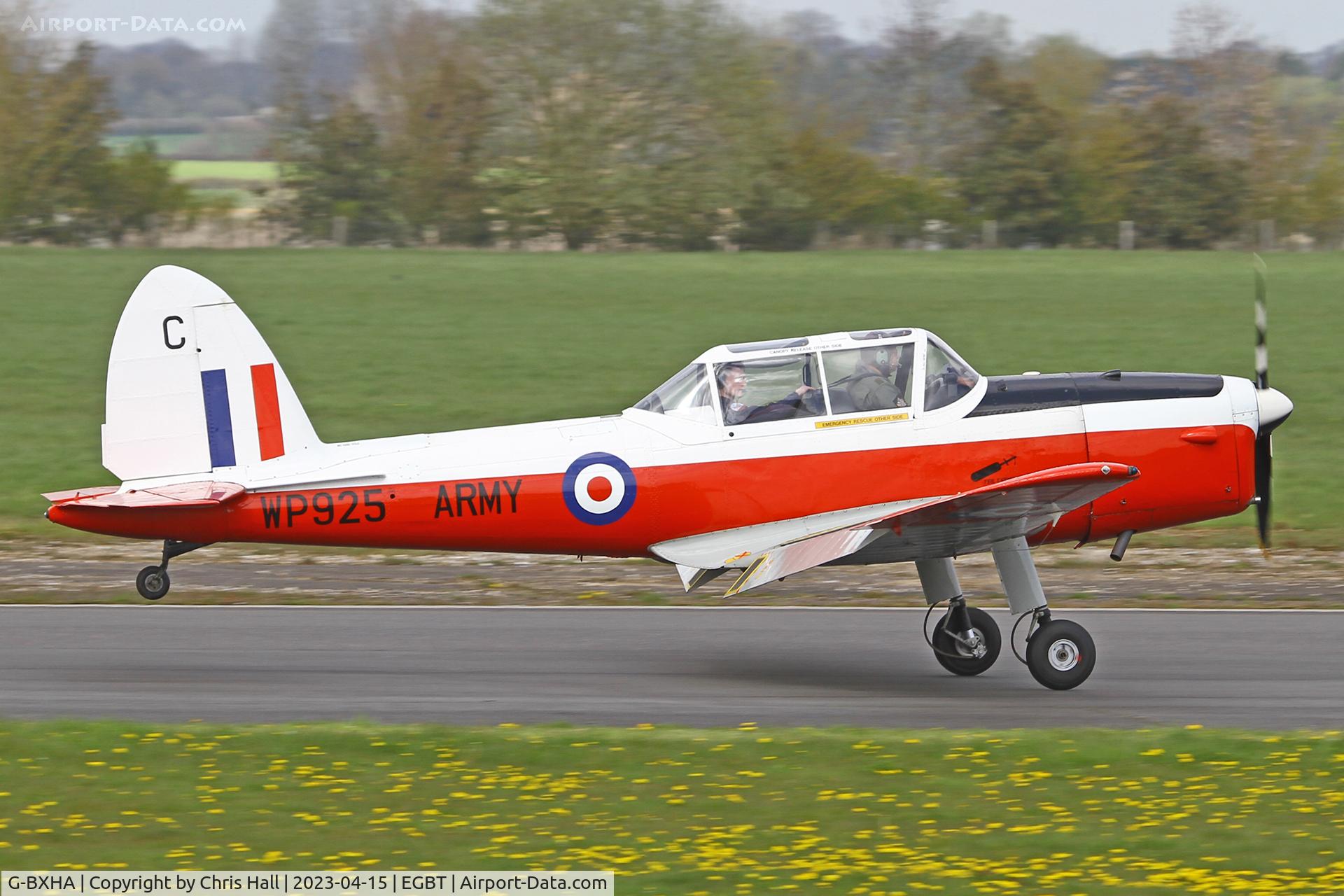 G-BXHA, 1952 De Havilland DHC-1 Chipmunk T.10 C/N C1/0801, Turweston