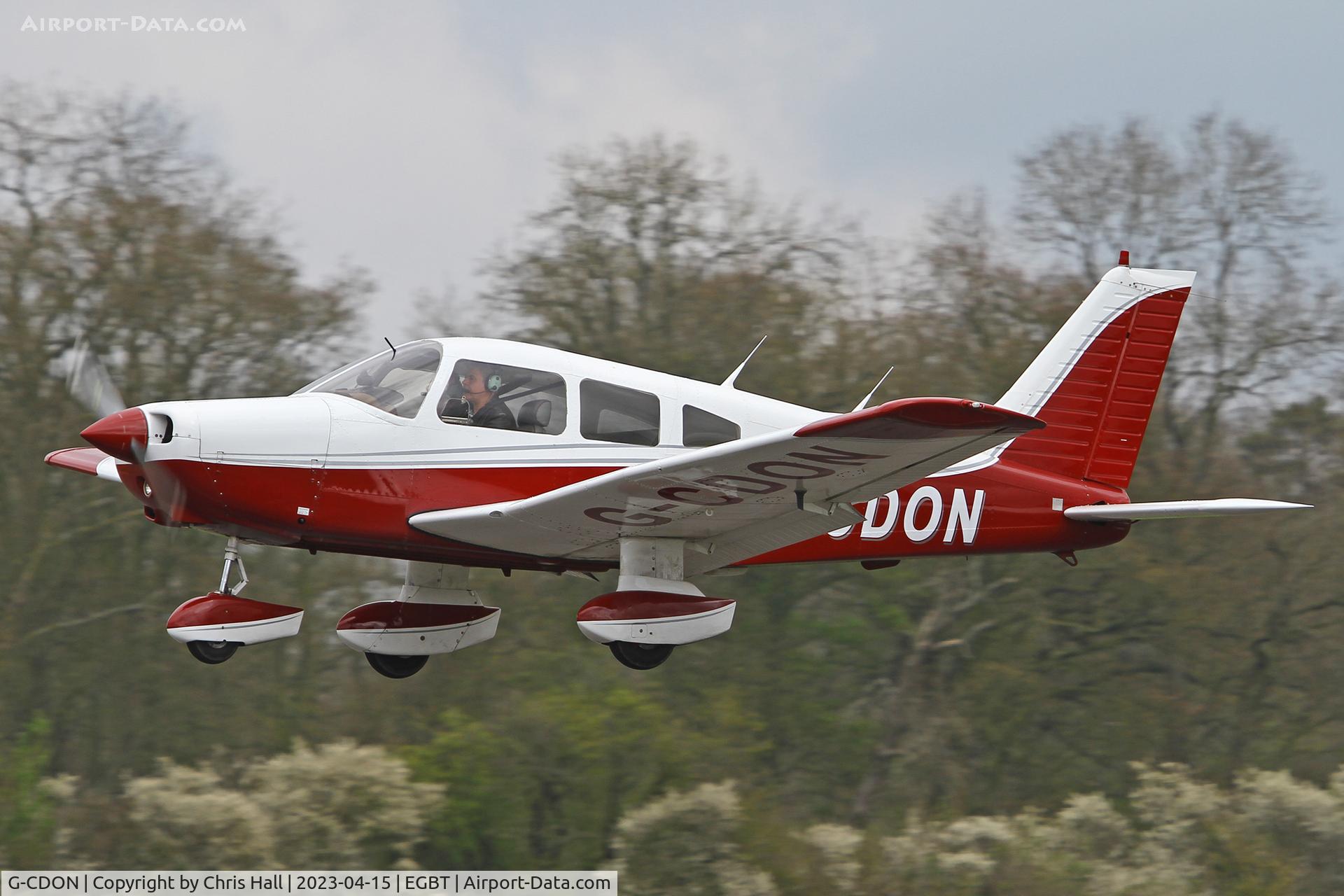G-CDON, 1982 Piper PA-28-161 Cherokee Warrior II C/N 28-8216185, Turweston