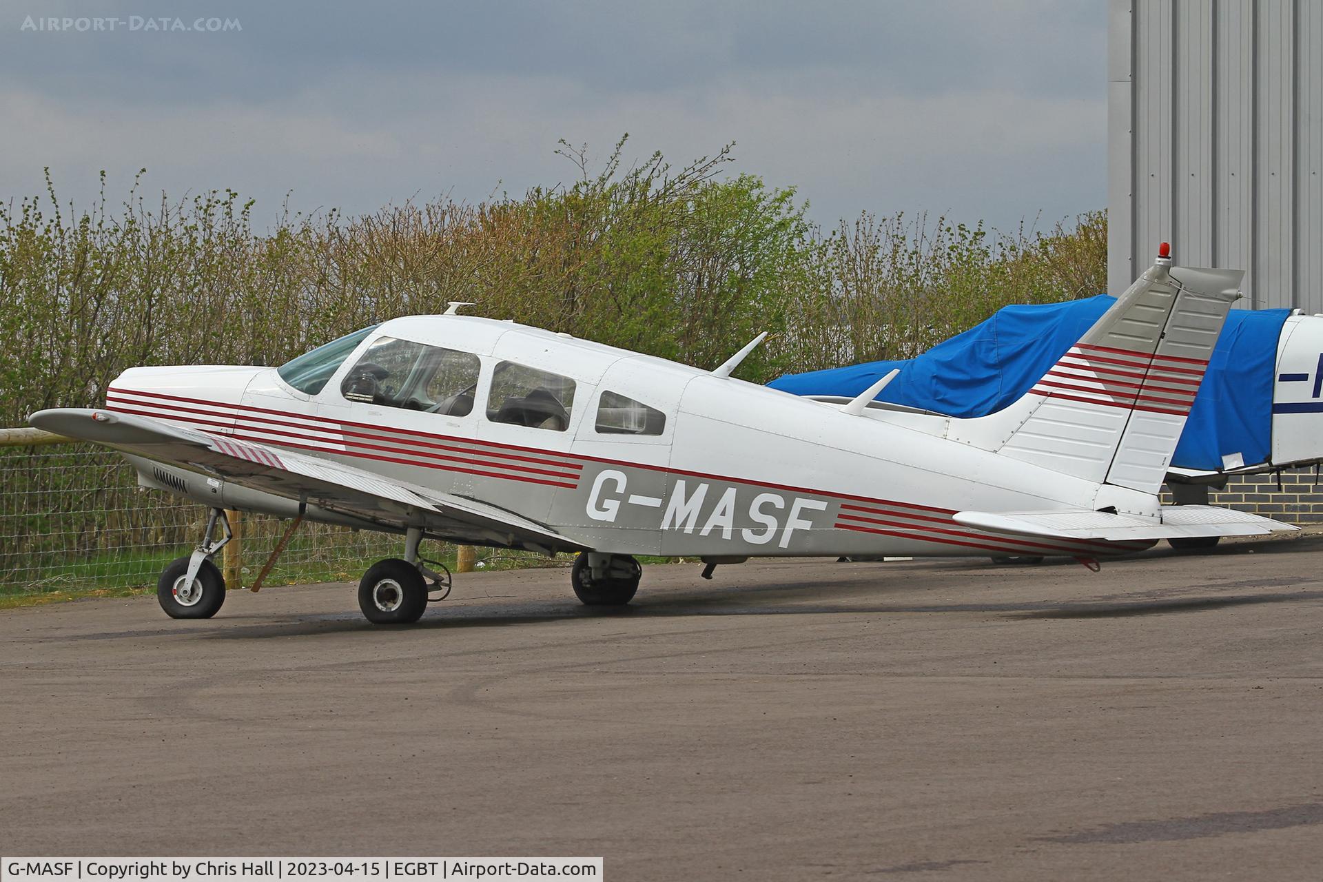 G-MASF, 1976 Piper PA-28-181 Cherokee Archer II C/N 28-7790191, Turweston