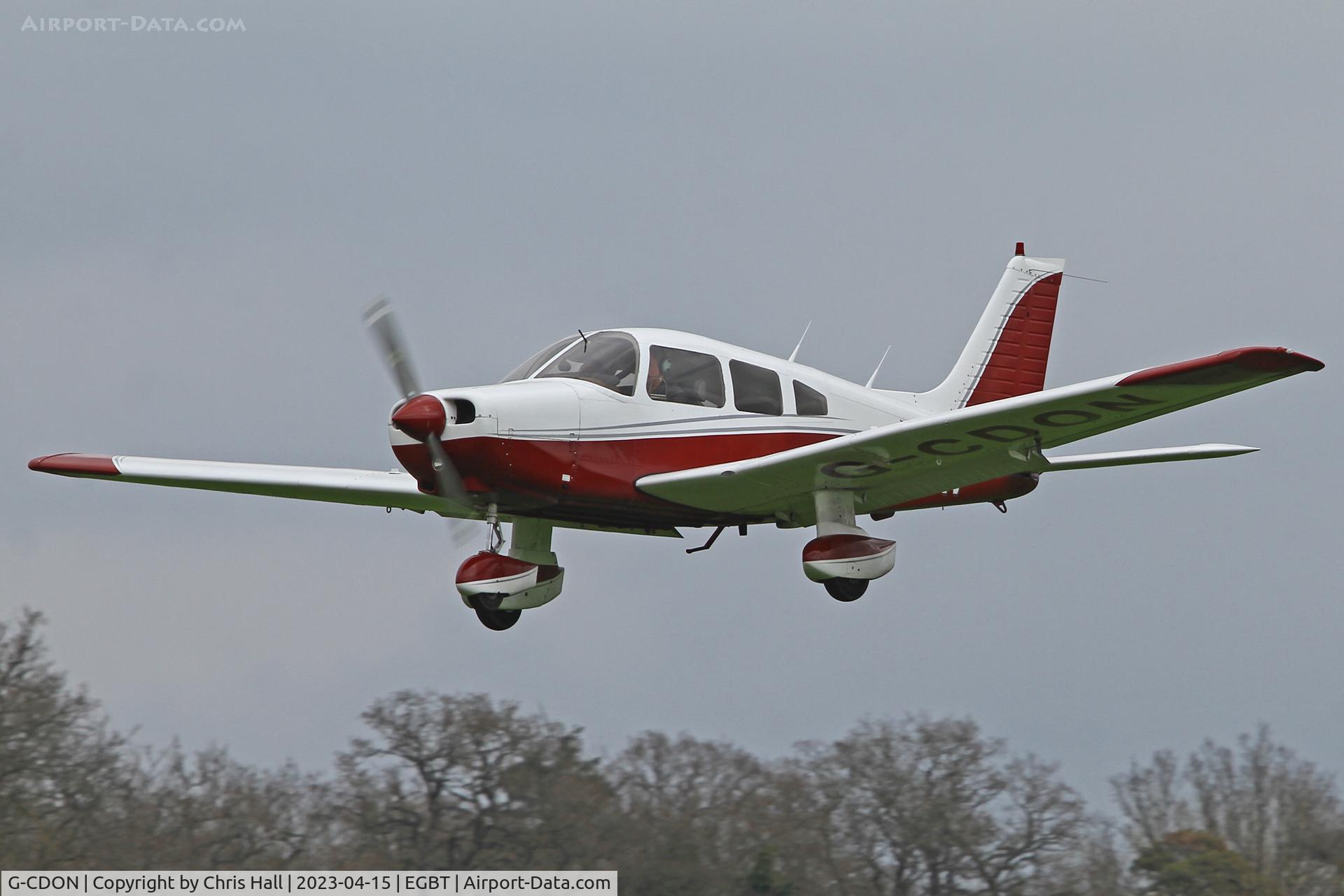 G-CDON, 1982 Piper PA-28-161 Cherokee Warrior II C/N 28-8216185, Turweston