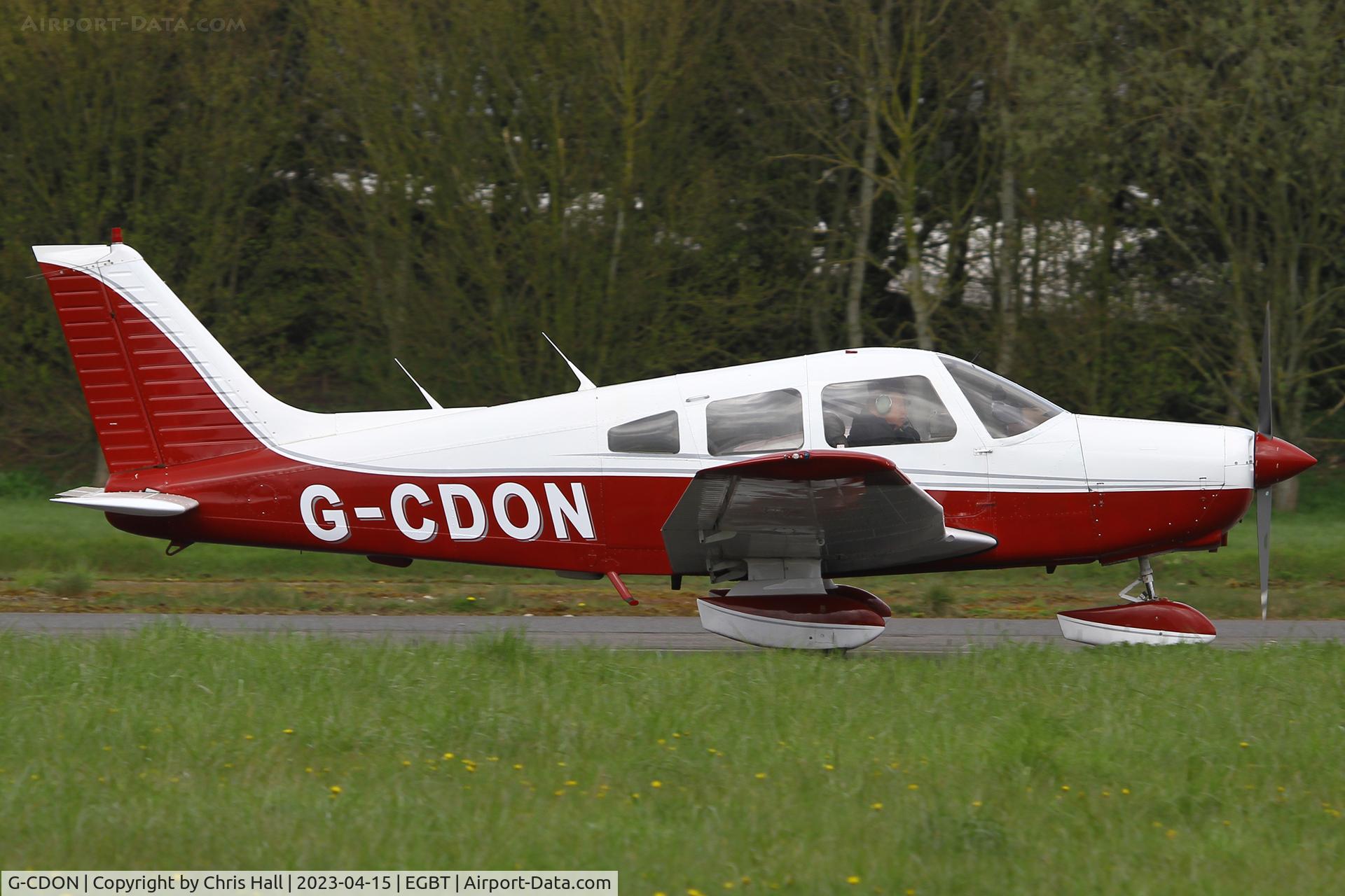 G-CDON, 1982 Piper PA-28-161 Cherokee Warrior II C/N 28-8216185, Turweston