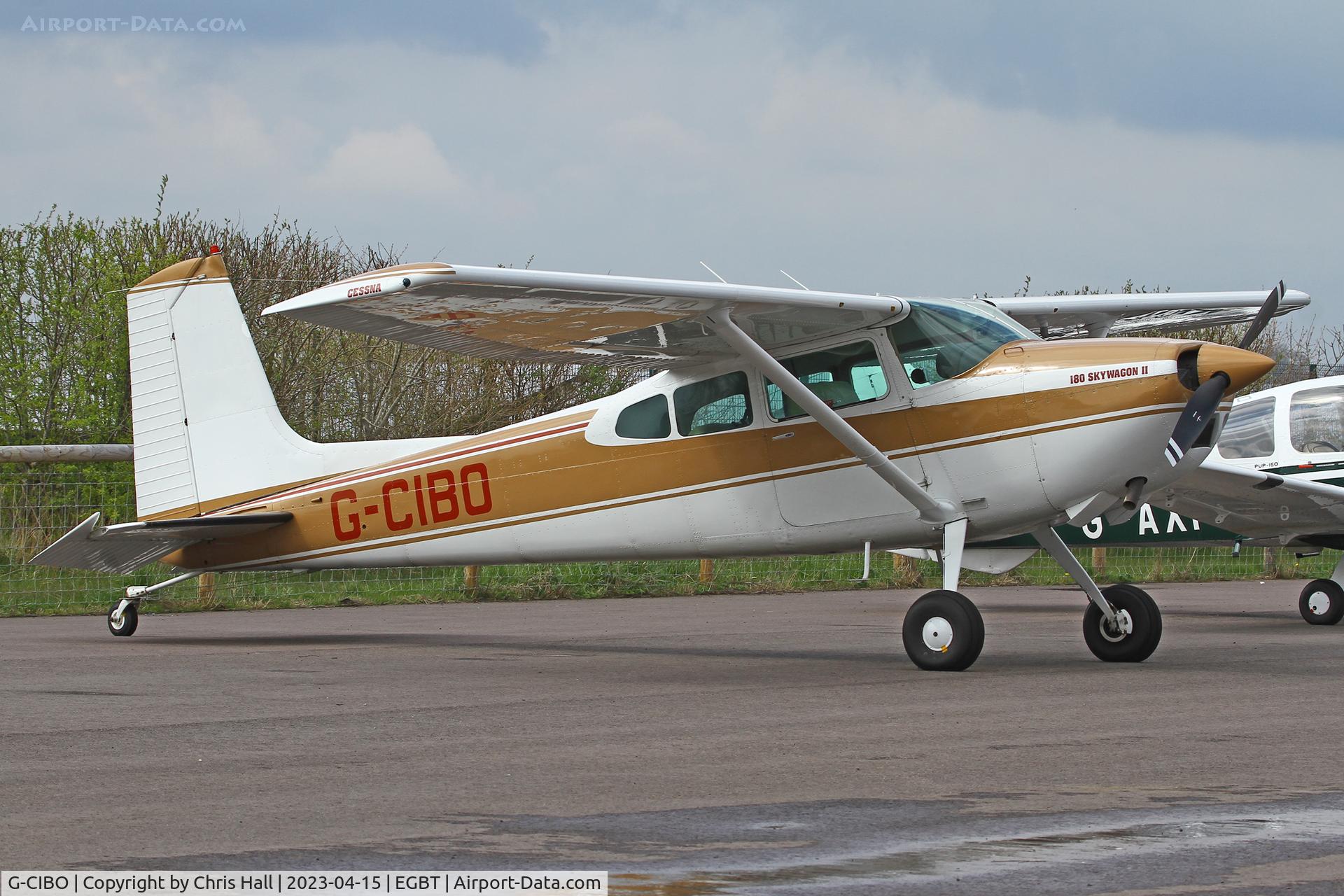 G-CIBO, 1981 Cessna 180K Skywagon C/N 18053177, Turweston