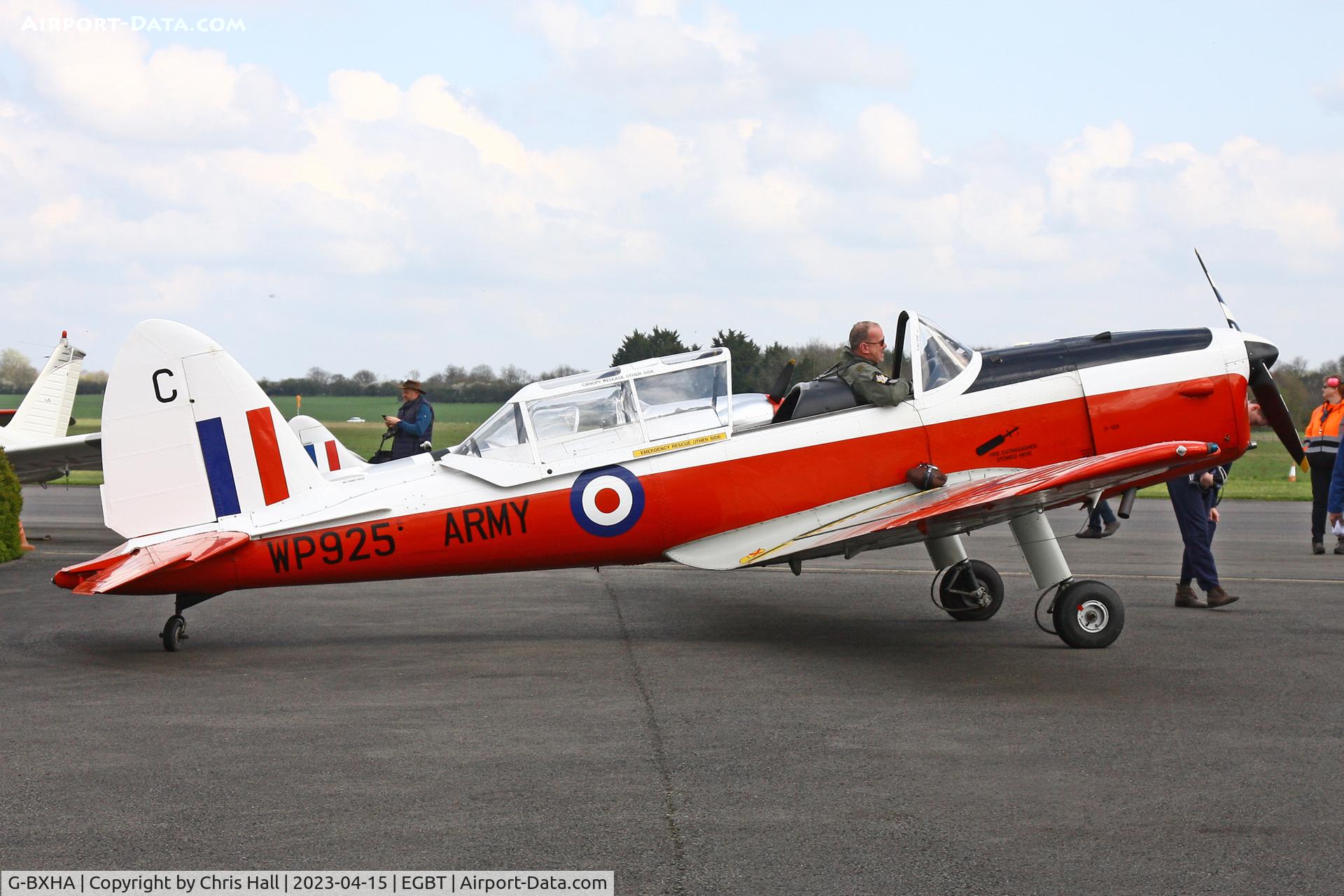 G-BXHA, 1952 De Havilland DHC-1 Chipmunk T.10 C/N C1/0801, Turweston