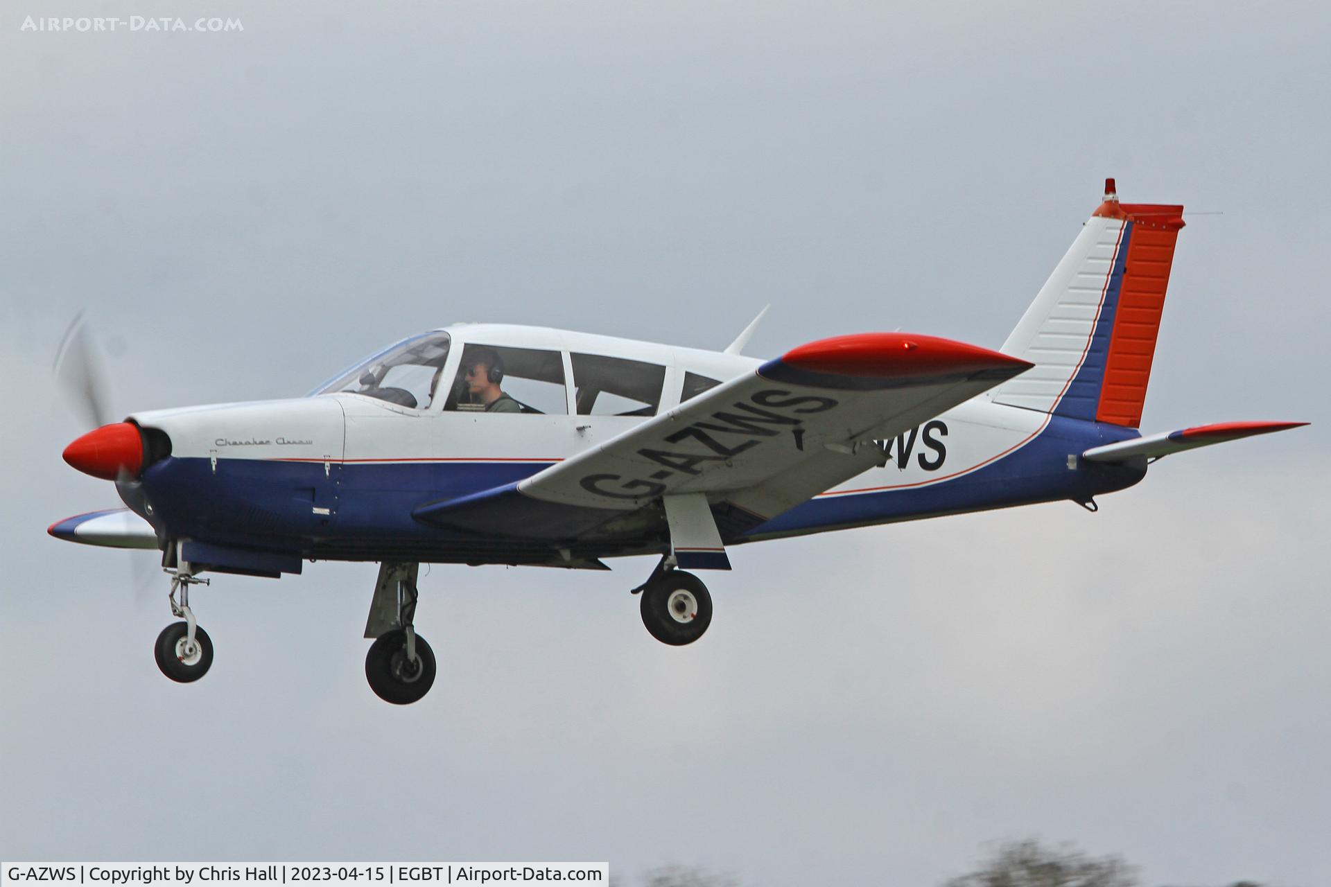 G-AZWS, 1969 Piper PA-28R-180 Cherokee Arrow C/N 28R-30749, Turweston