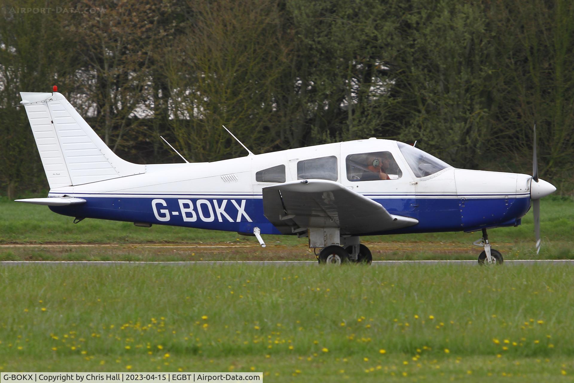 G-BOKX, 1978 Piper PA-28-161 Cherokee Warrior II C/N 28-7816680, Turweston