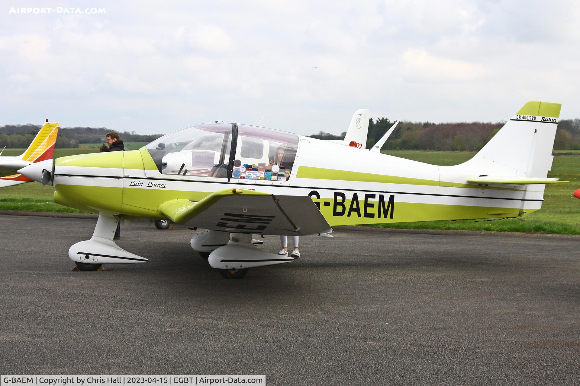 G-BAEM, 1972 Robin DR-400-120 Petit Prince C/N 728, Turweston