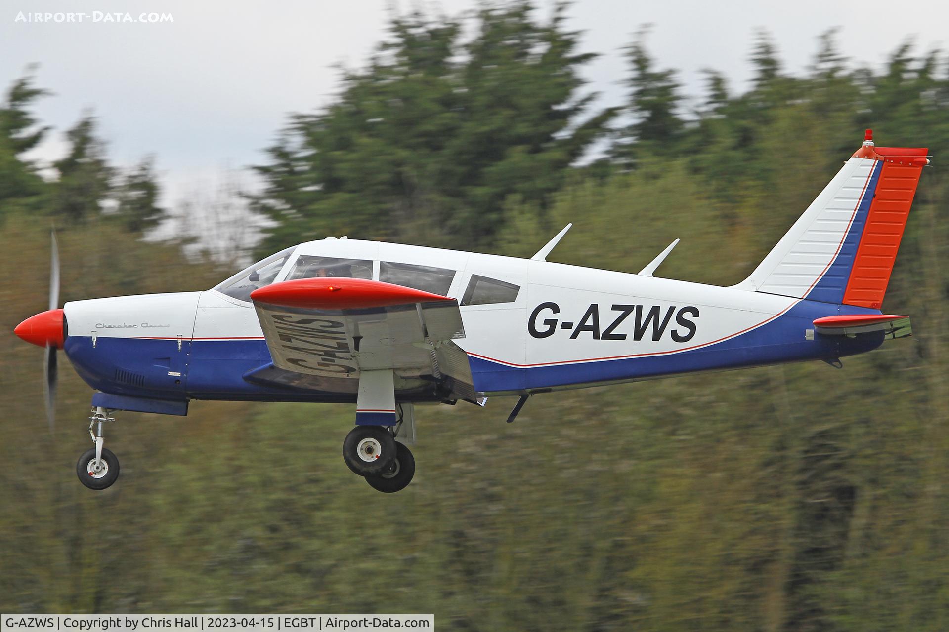 G-AZWS, 1969 Piper PA-28R-180 Cherokee Arrow C/N 28R-30749, Turweston