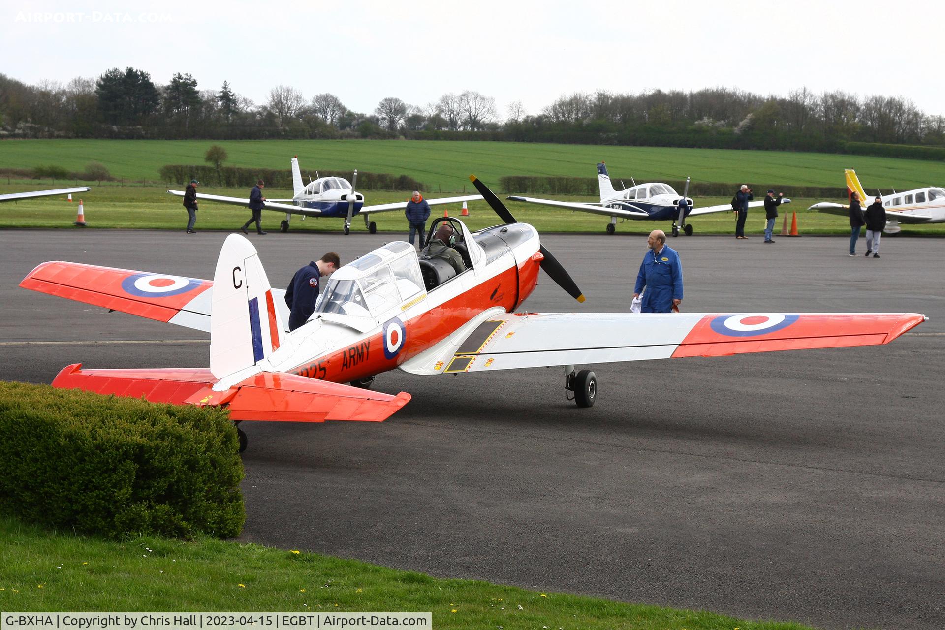 G-BXHA, 1952 De Havilland DHC-1 Chipmunk T.10 C/N C1/0801, Turweston