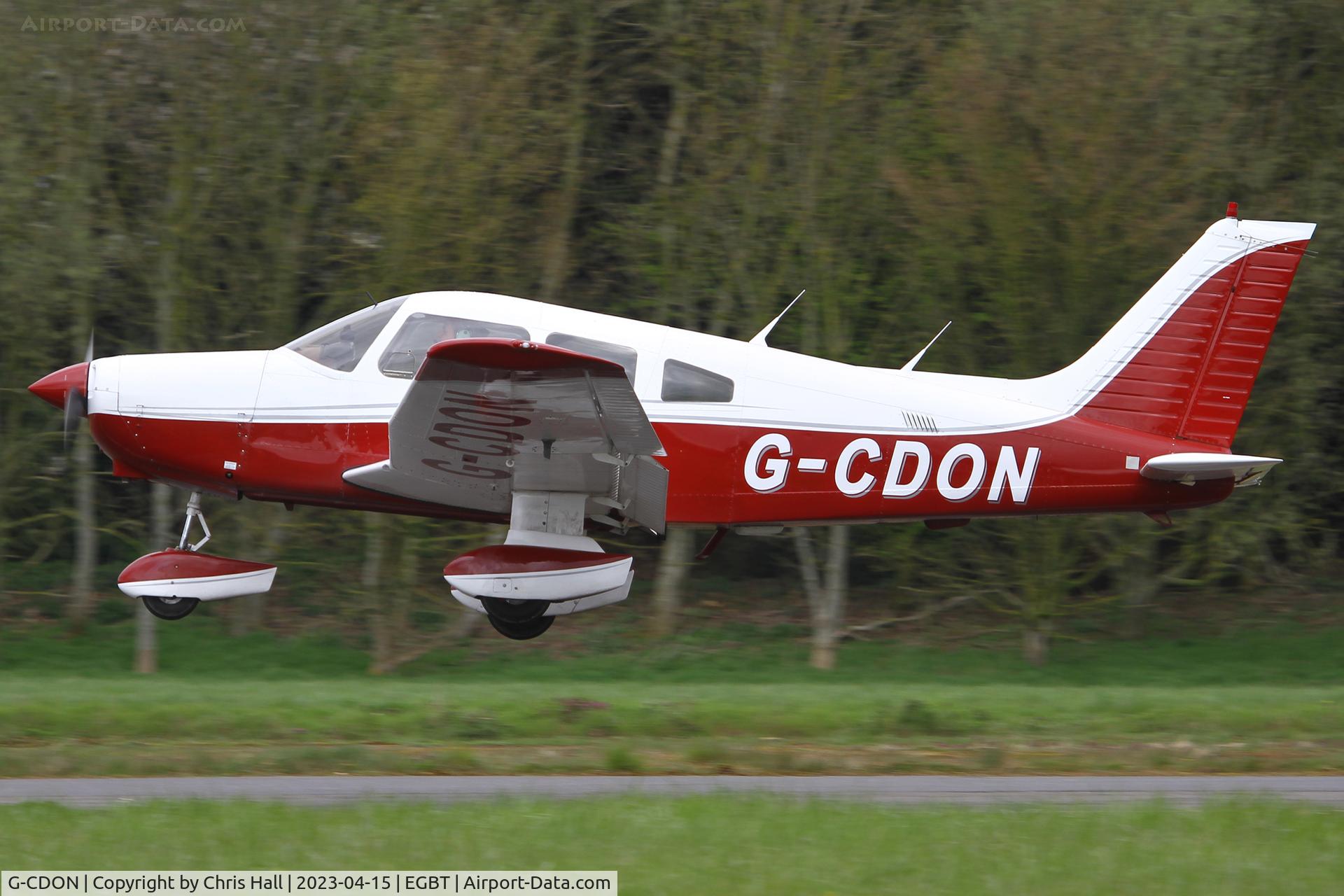 G-CDON, 1982 Piper PA-28-161 Cherokee Warrior II C/N 28-8216185, Turweston