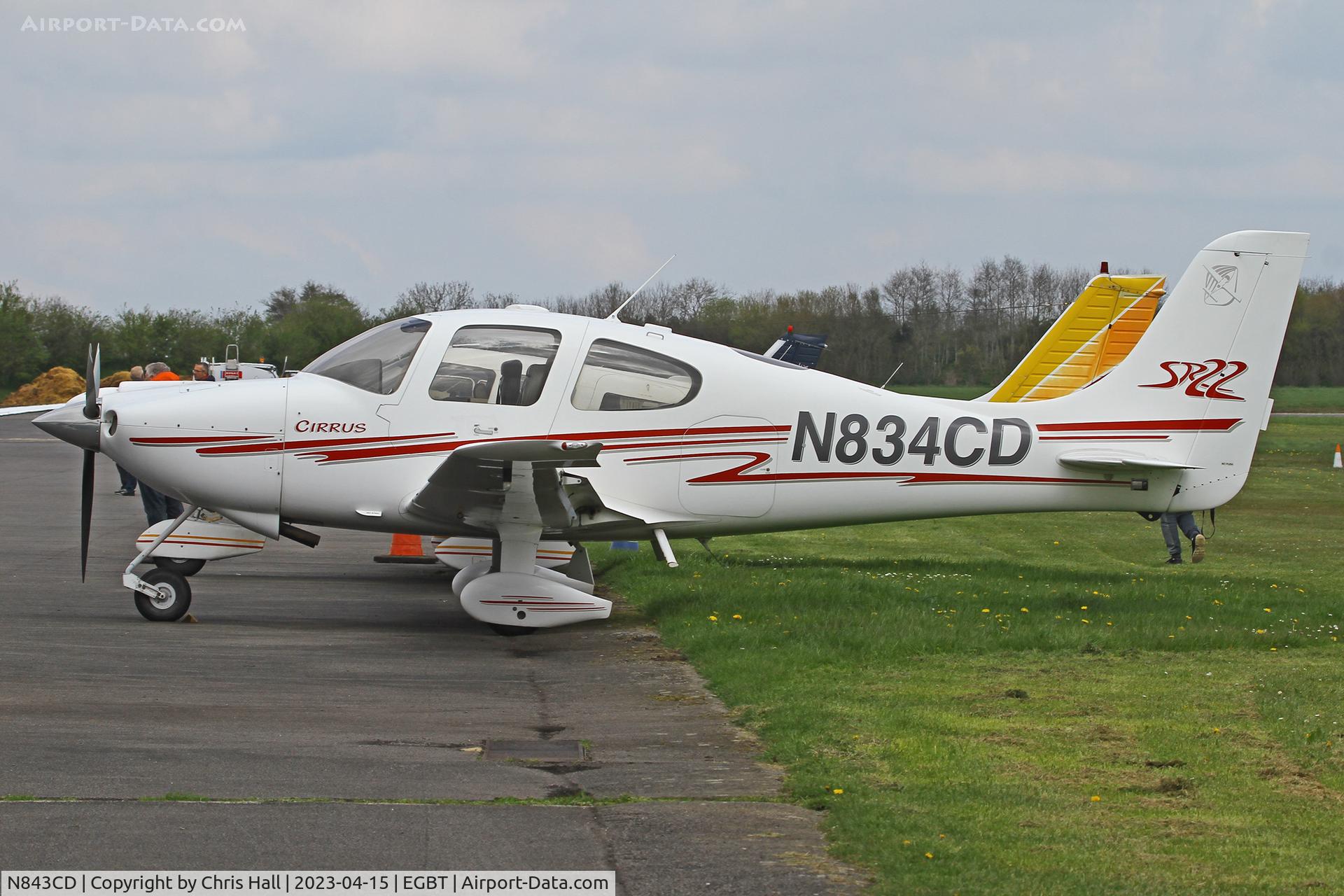 N843CD, 2002 Cirrus SR22 C/N 0160, Turweston