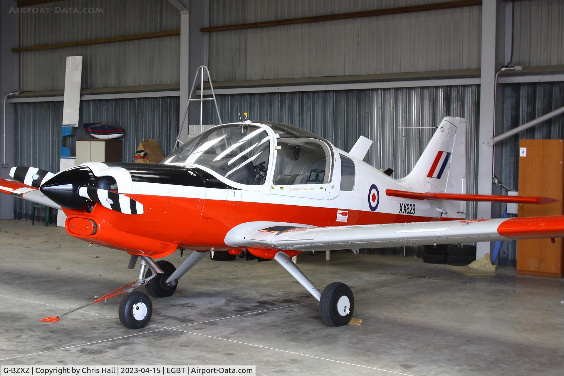 G-BZXZ, 1974 Scottish Aviation Bulldog T.1 C/N BH120/294, Turweston