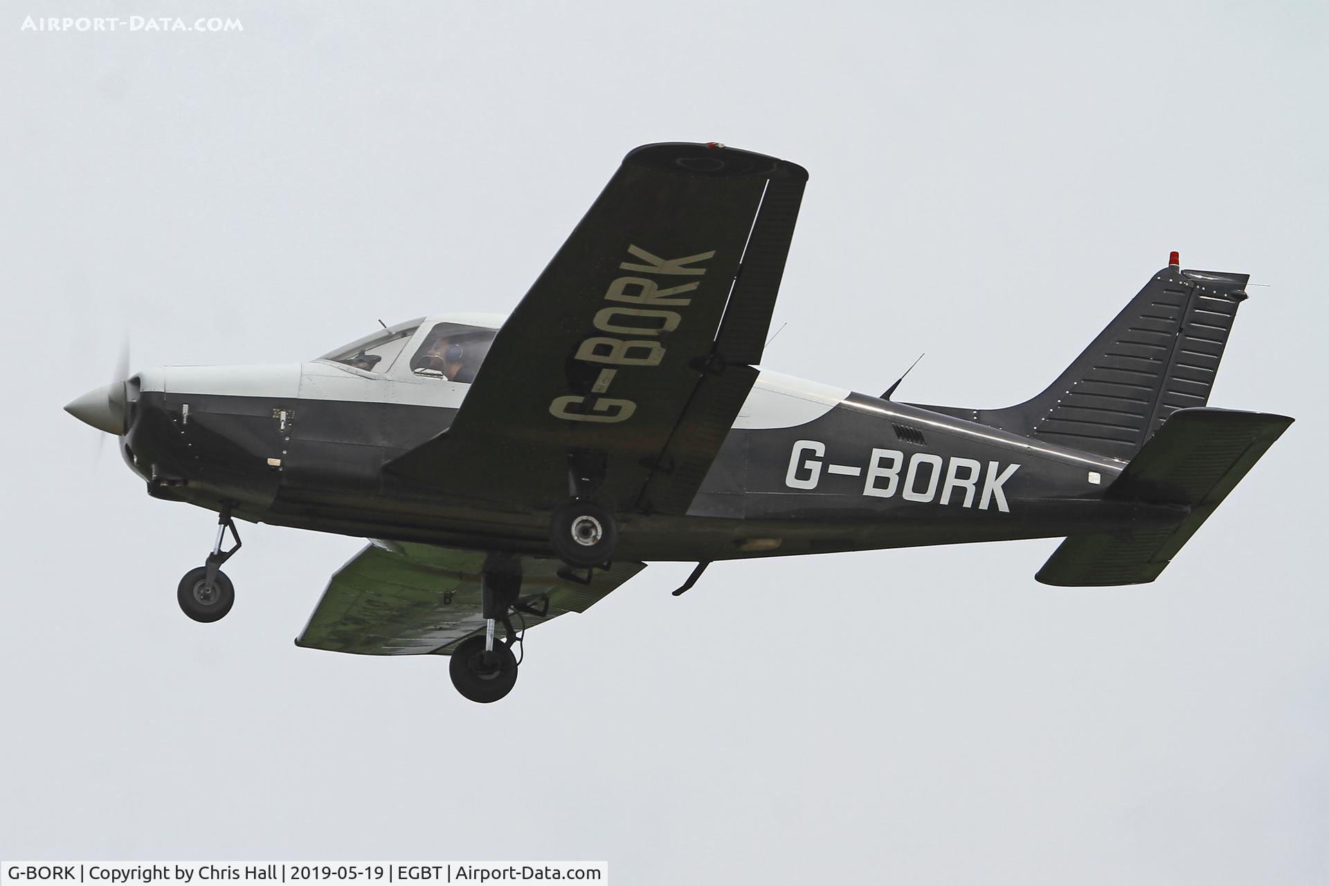 G-BORK, 1981 Piper PA-28-161 Cherokee Warrior II C/N 28-8116095, Turweston